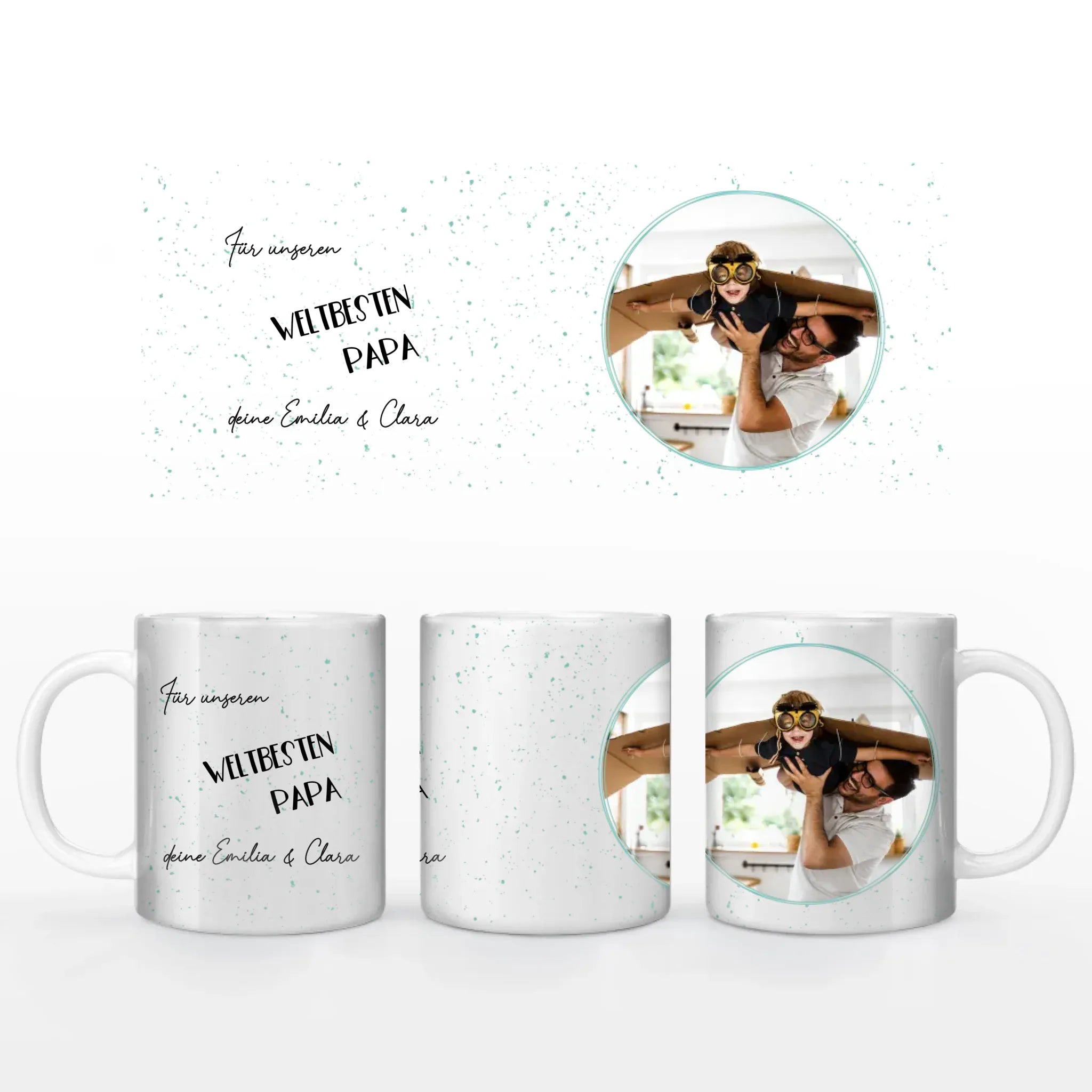 Fototasse Vatertag "weltbester Papa" - Tasse von Schmidt Digitaldruck GmbH