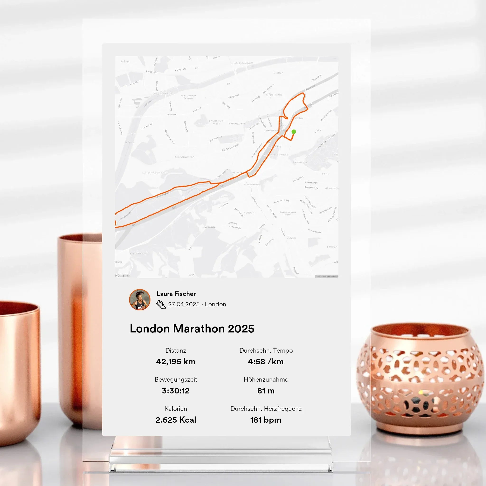 GPX Sportmoment - Aufsteller Acrylglas-Aufsteller / Ohne / 13 x 20 cm von Schmidt Digitaldruck GmbH