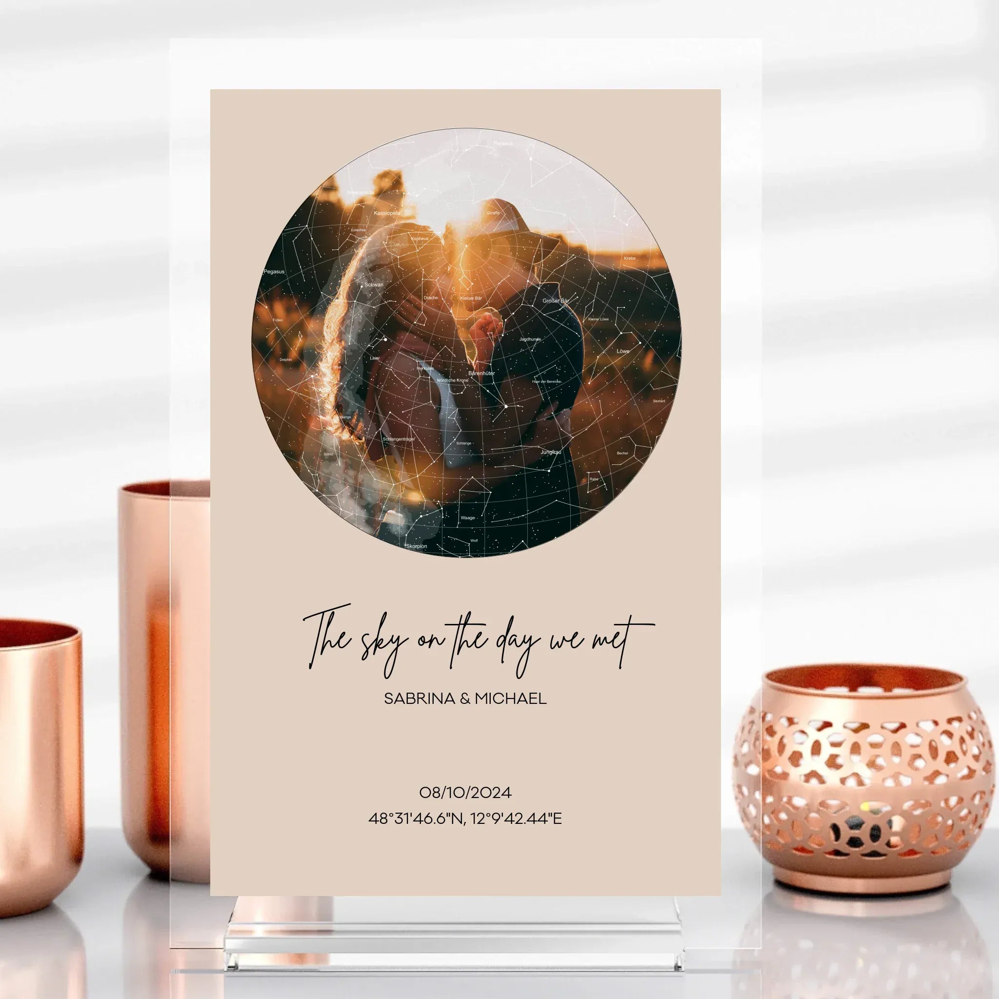 Sternbild - Aufsteller Acrylglas-Aufsteller / Ohne / 13 x 20 cm von Schmidt Digitaldruck GmbH