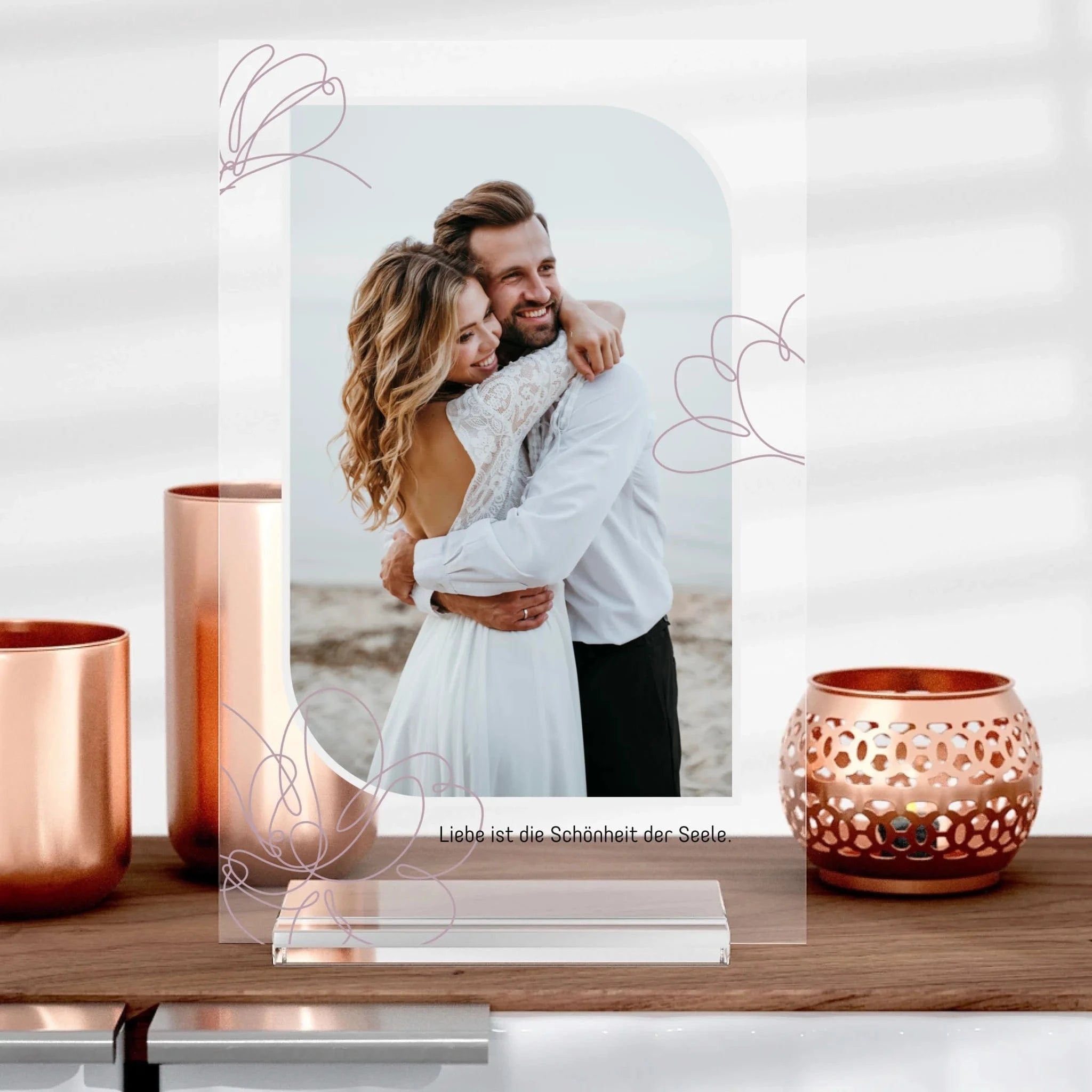 Couple Aufsteller aus Glas - Aufsteller von Schmidt Digitaldruck GmbH