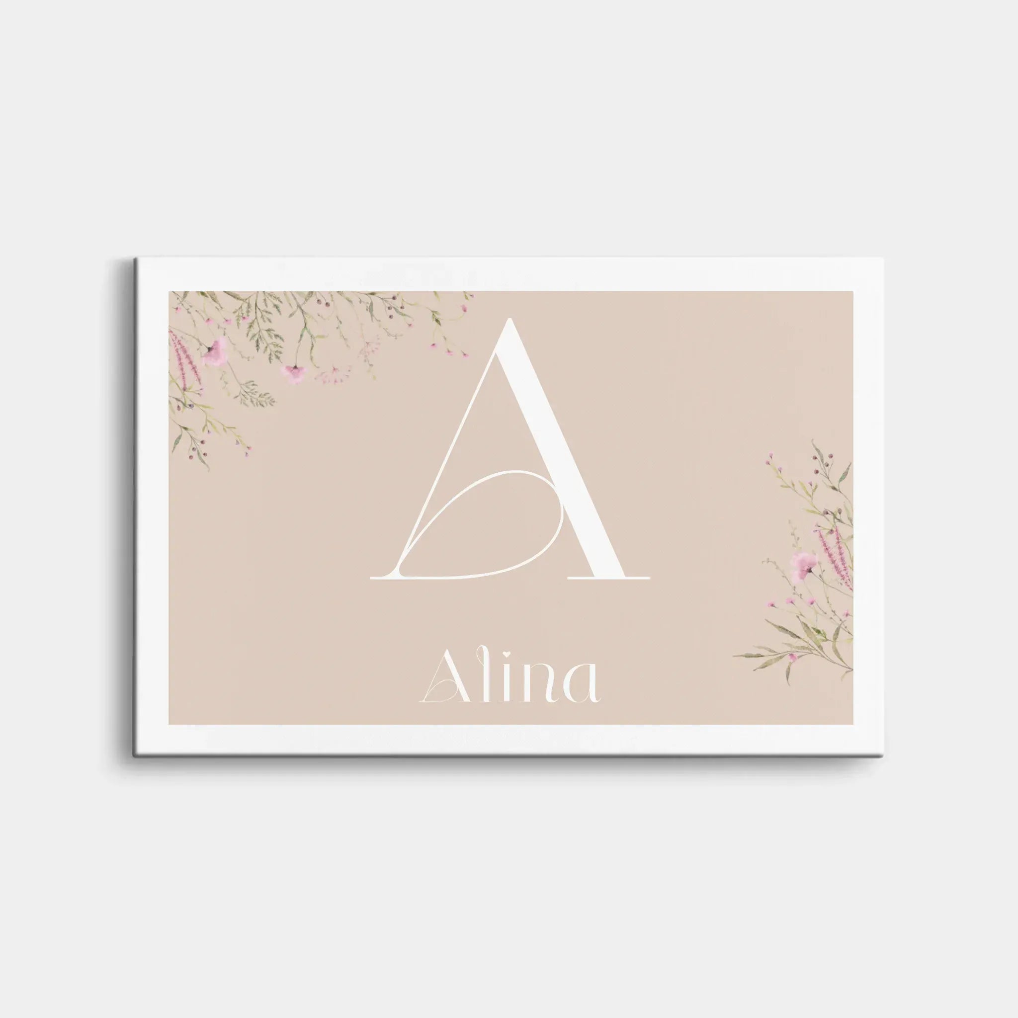 Letter Style - Aufsteller Leinwand Galerie / Ohne / 30 x 20 cm von Schmidt Digitaldruck GmbH