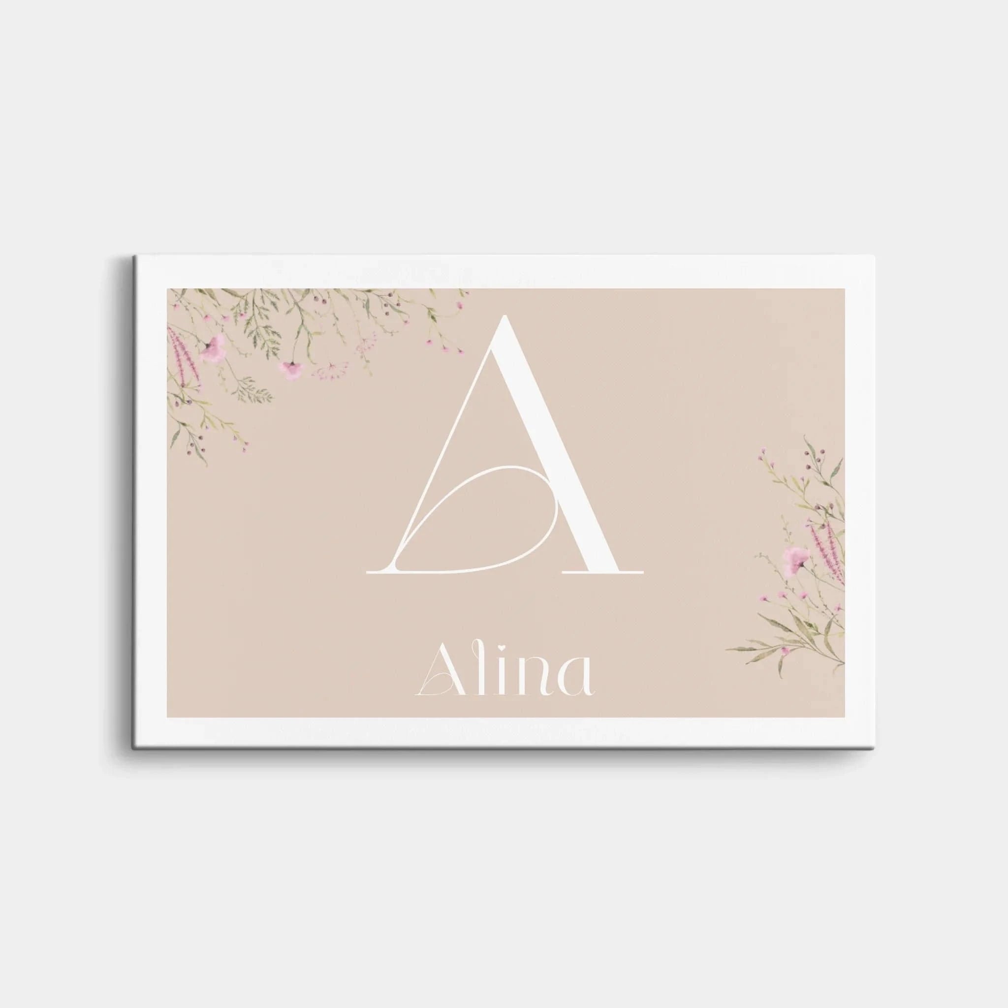 Letter Style - Aufsteller Leinwand Standard / Ohne / 30 x 20 cm von Schmidt Digitaldruck GmbH