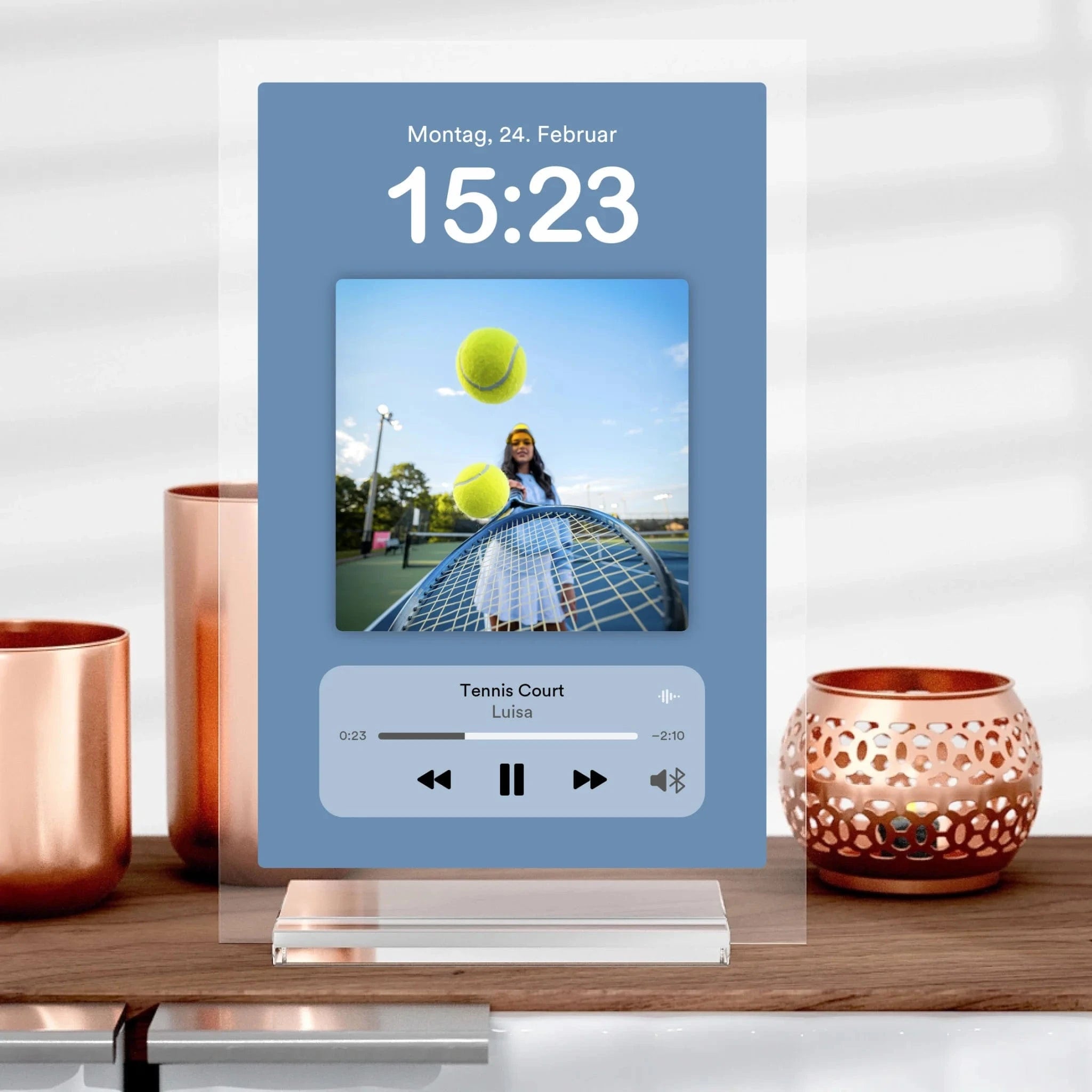 Lockscreen Aufsteller aus Glas - Aufsteller von Schmidt Digitaldruck GmbH