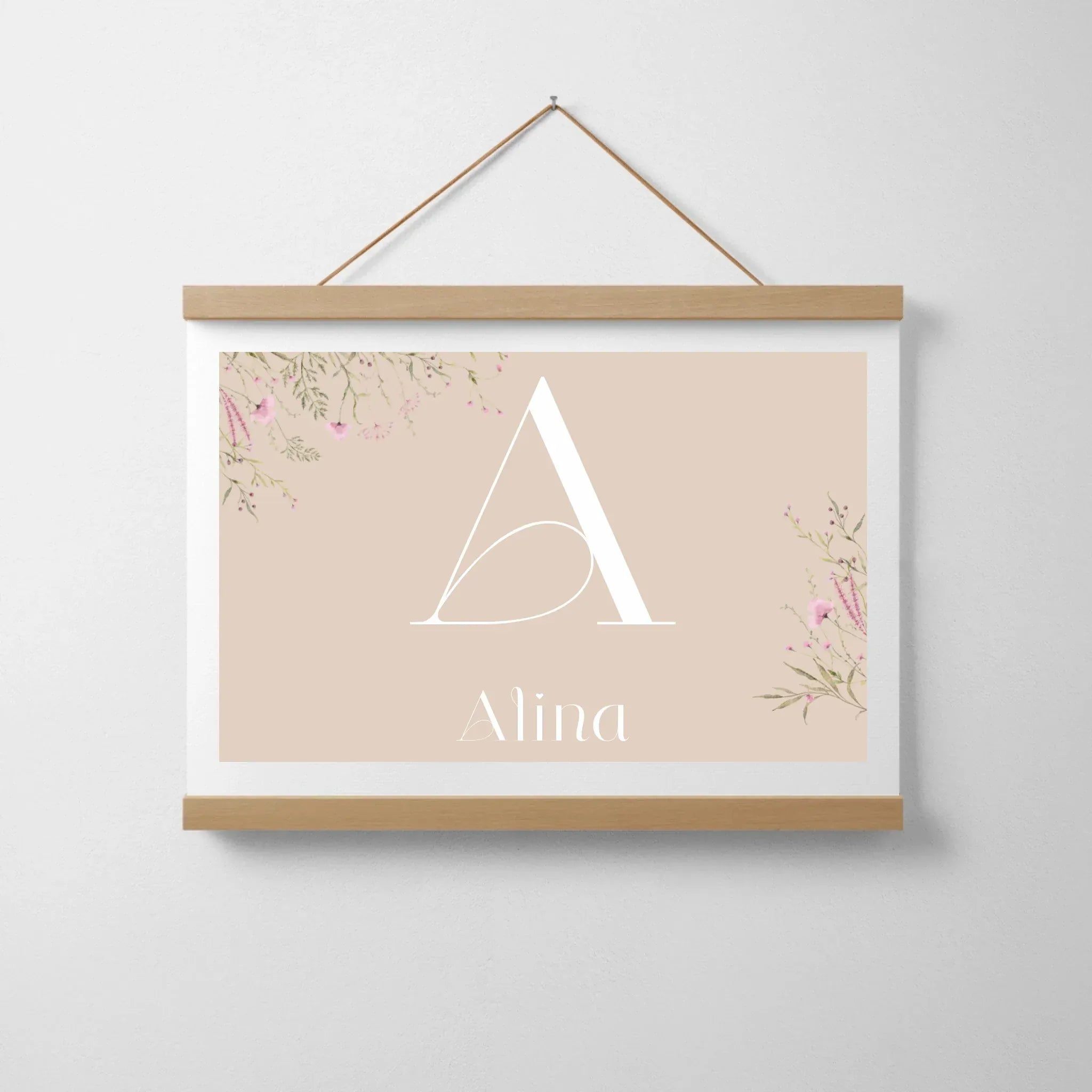 Letter Style - Aufsteller Poster auf Canvas / Ohne / 30 x 20 cm von Schmidt Digitaldruck GmbH