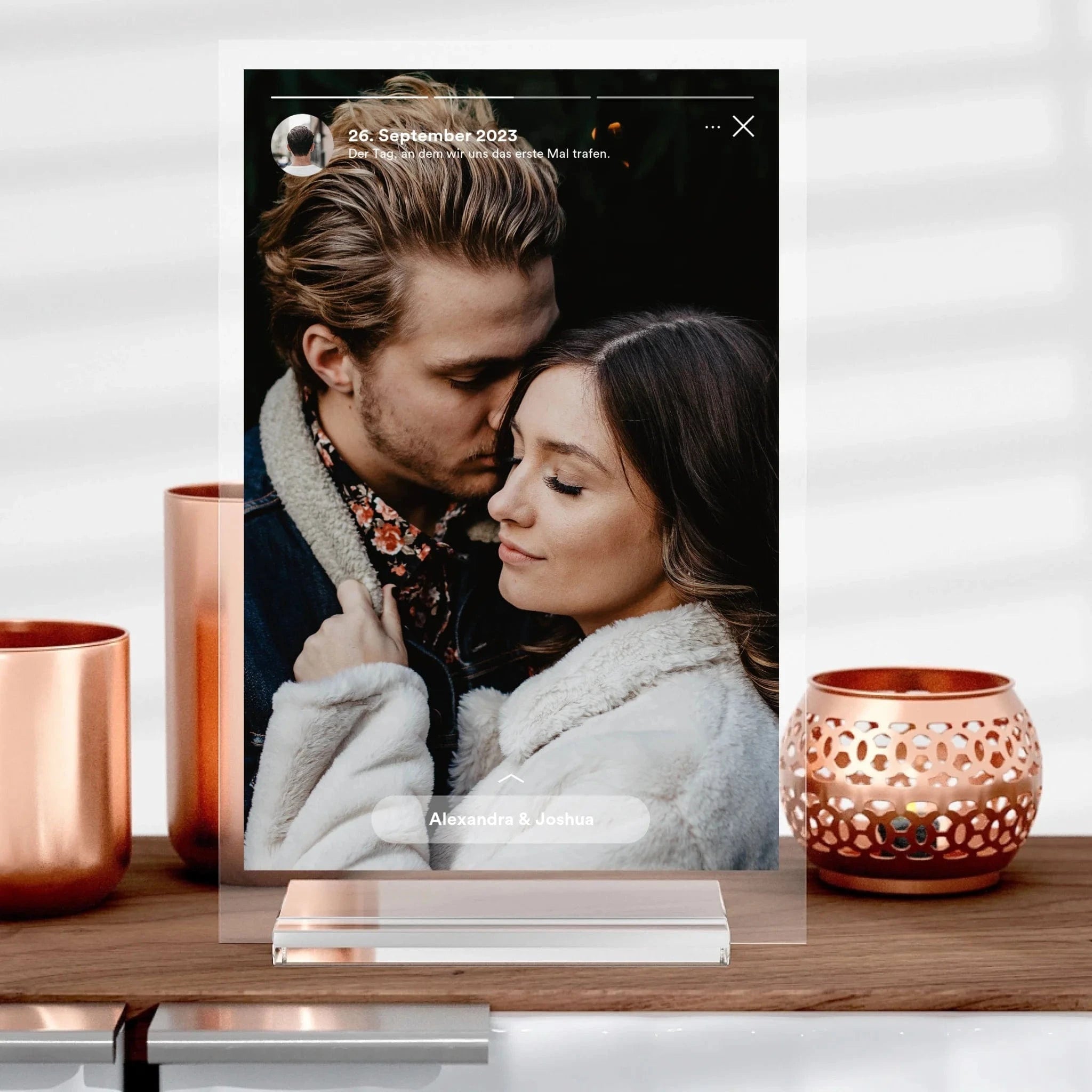 Social Story als Geschenk - Aufsteller von Schmidt Digitaldruck GmbH