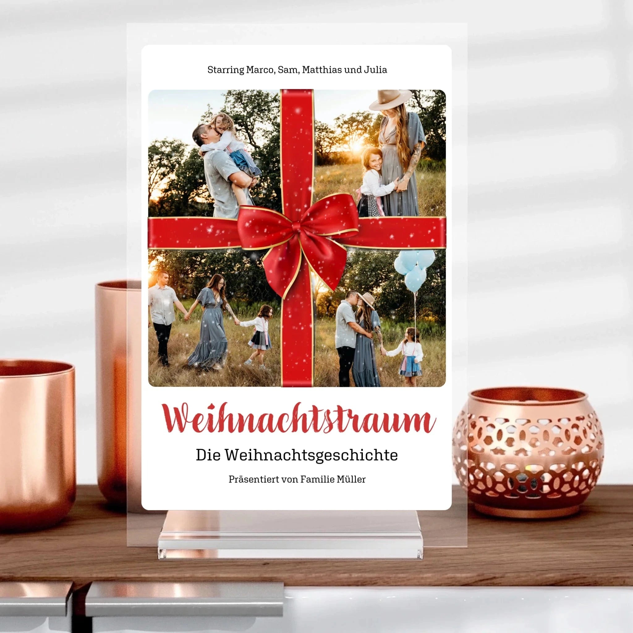 Weihnachtsfilm-Poster als Geschenk - Aufsteller von Schmidt Digitaldruck GmbH