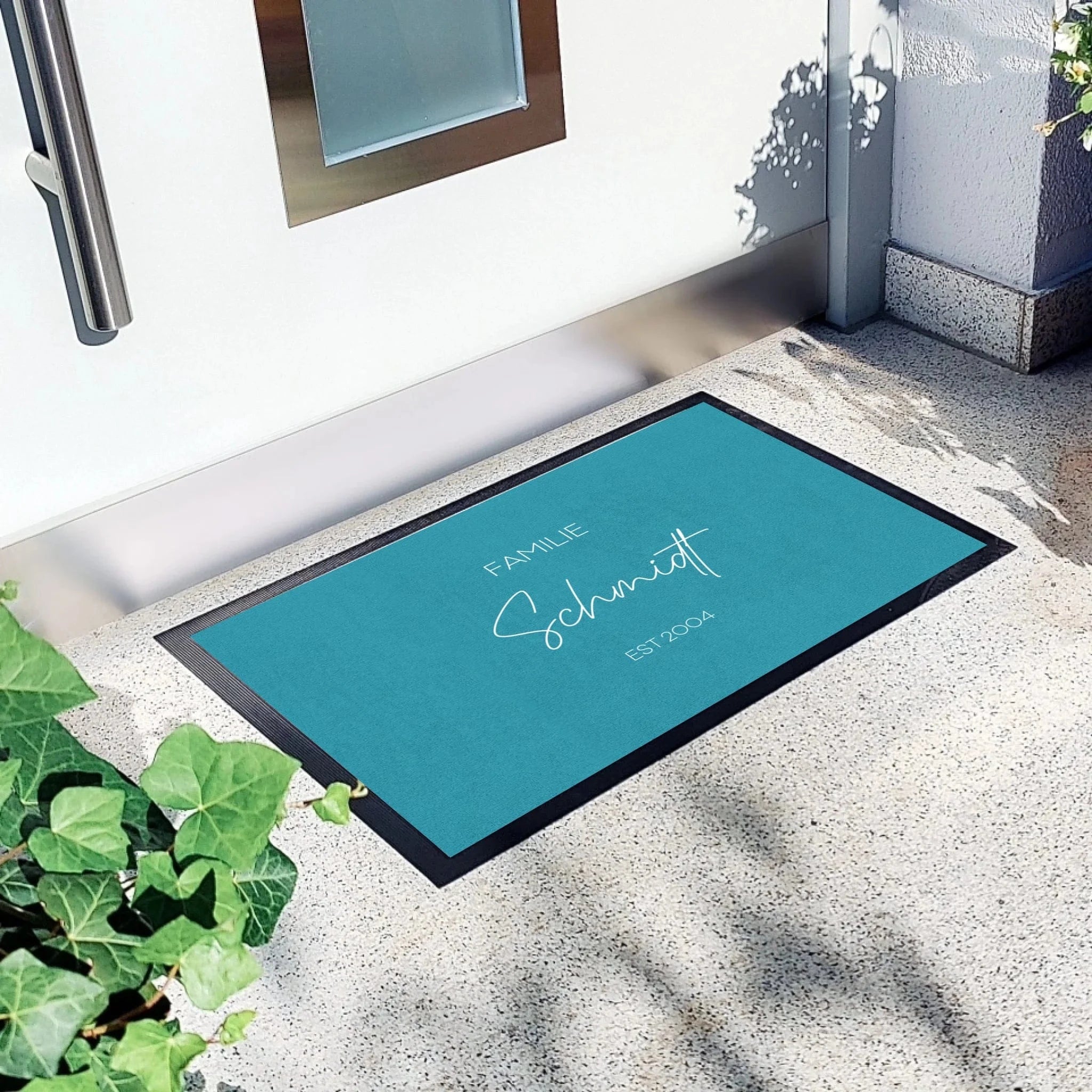 Fußmatte "Blumenornamente" - Fußmatte von Schmidt Digitaldruck GmbH