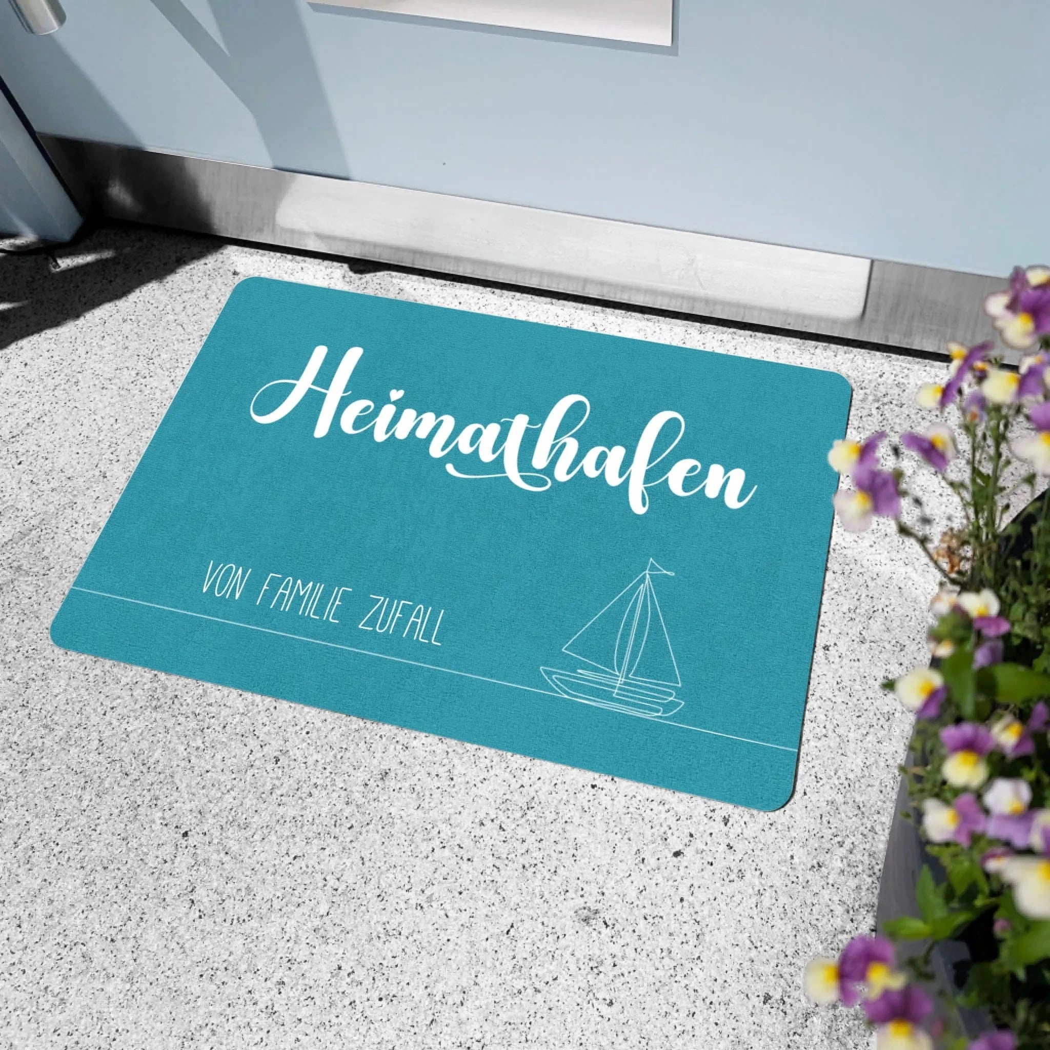 Fußmatte "Heimathafen" - Fußmatte von Schmidt Digitaldruck GmbH