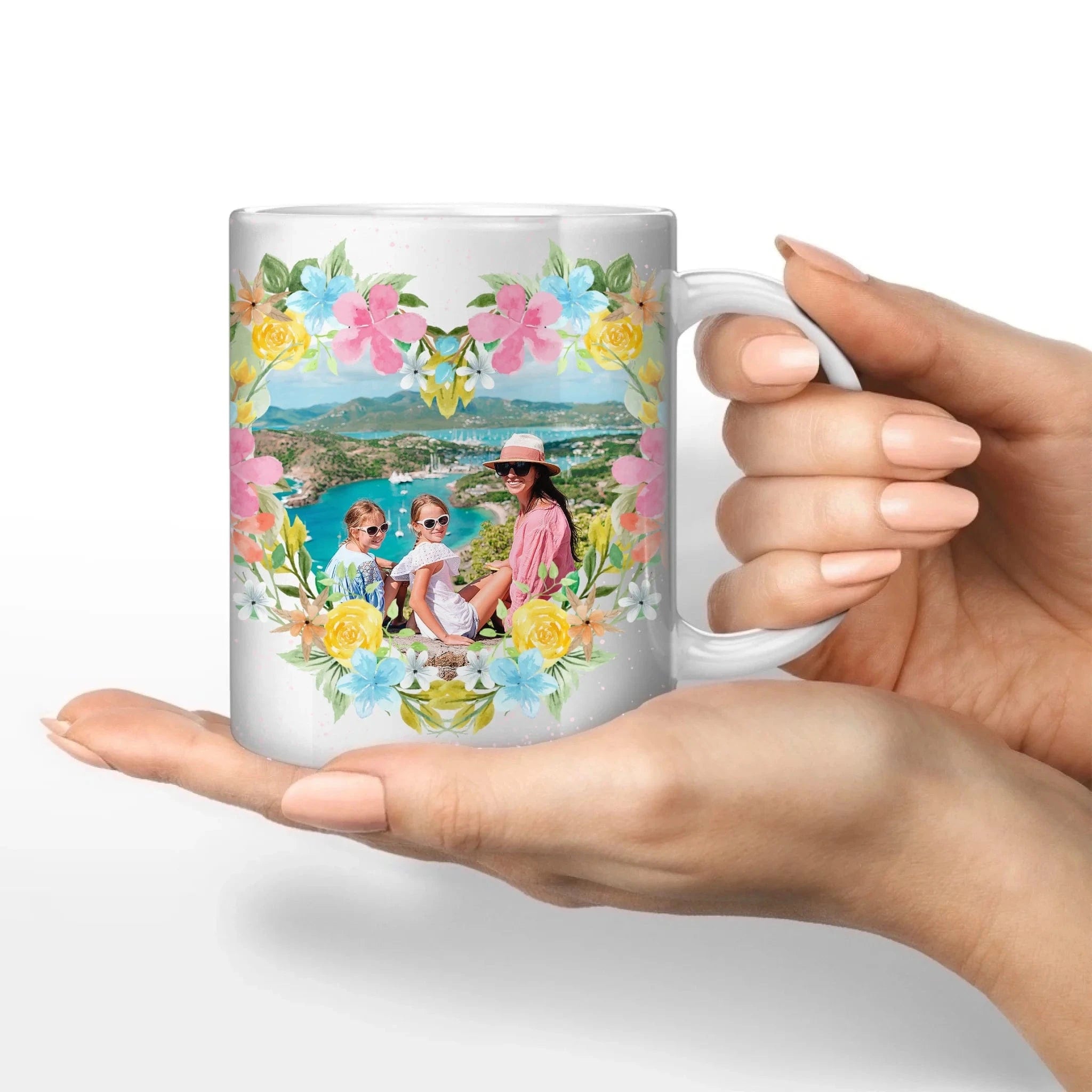 Fototasse Muttertag "Blümchen Herz" - Tasse von Schmidt Digitaldruck GmbH