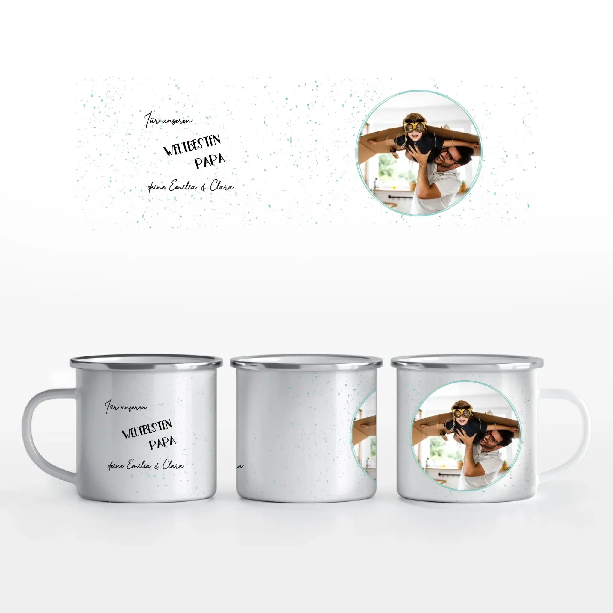 Fototasse Vatertag "weltbester Papa" - Tasse von Schmidt Digitaldruck GmbH