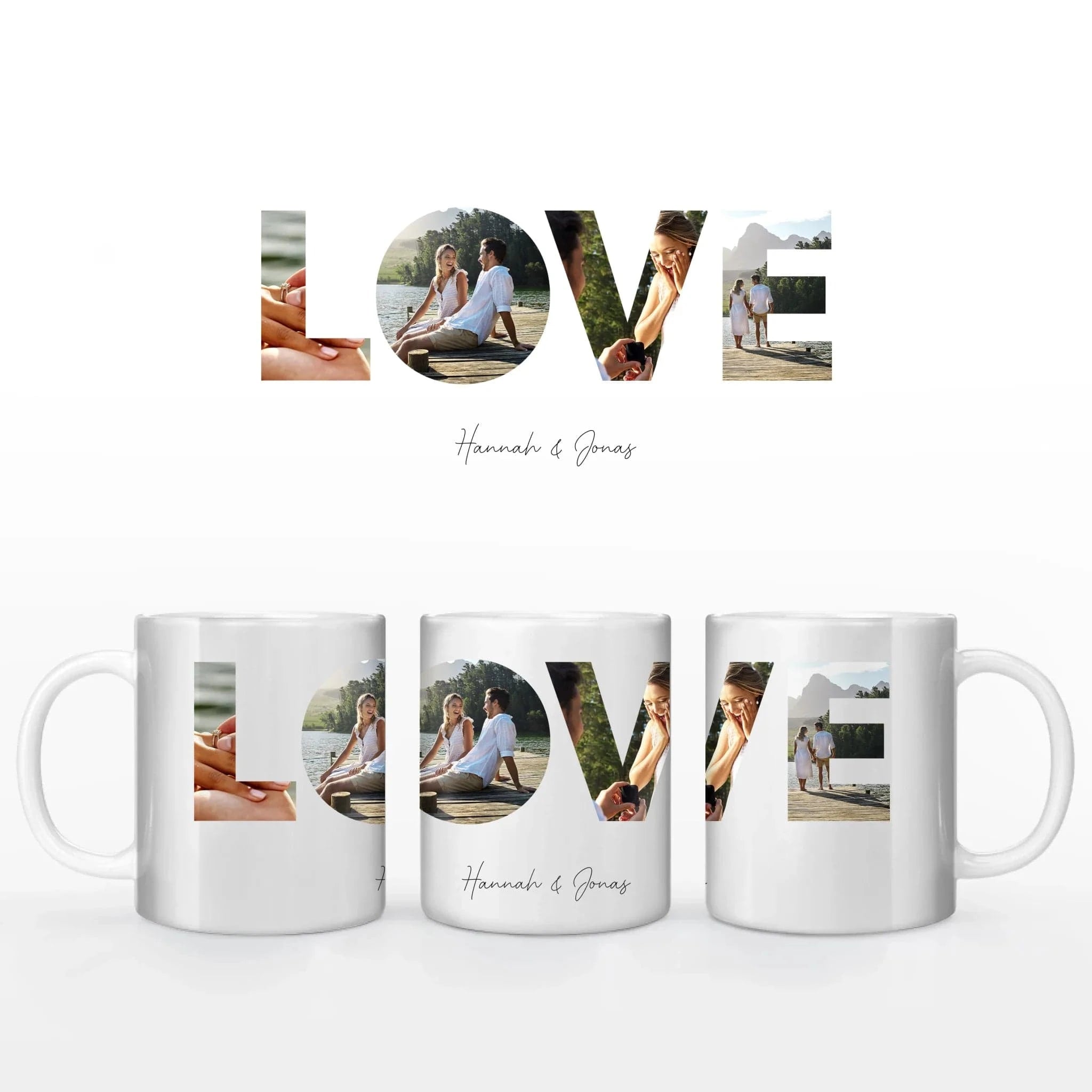 Fototasse "LOVE" - Tasse Keramik-Tasse / Weiß / 330 ml von Schmidt Digitaldruck GmbH