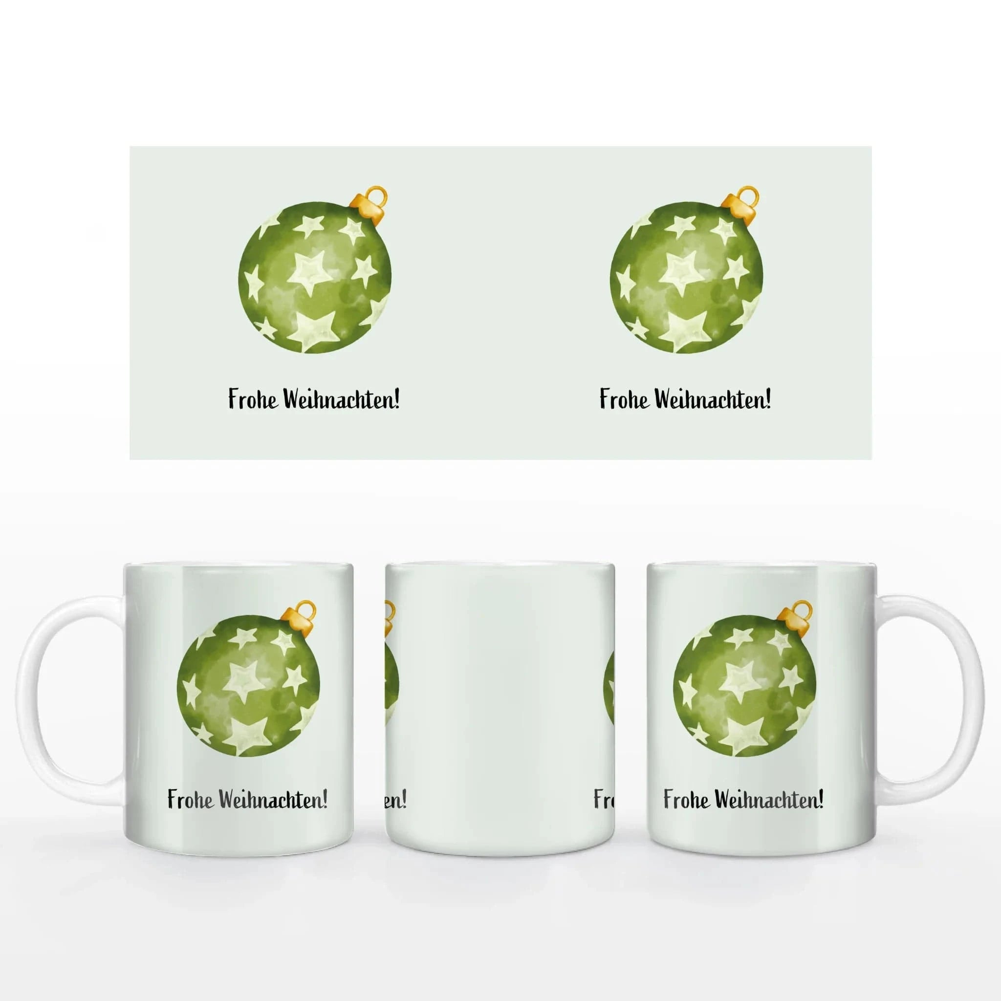 Motivtasse "Christbaumkugel" - Tasse Keramik-Tasse / Weiß / 330 ml von Schmidt Digitaldruck GmbH