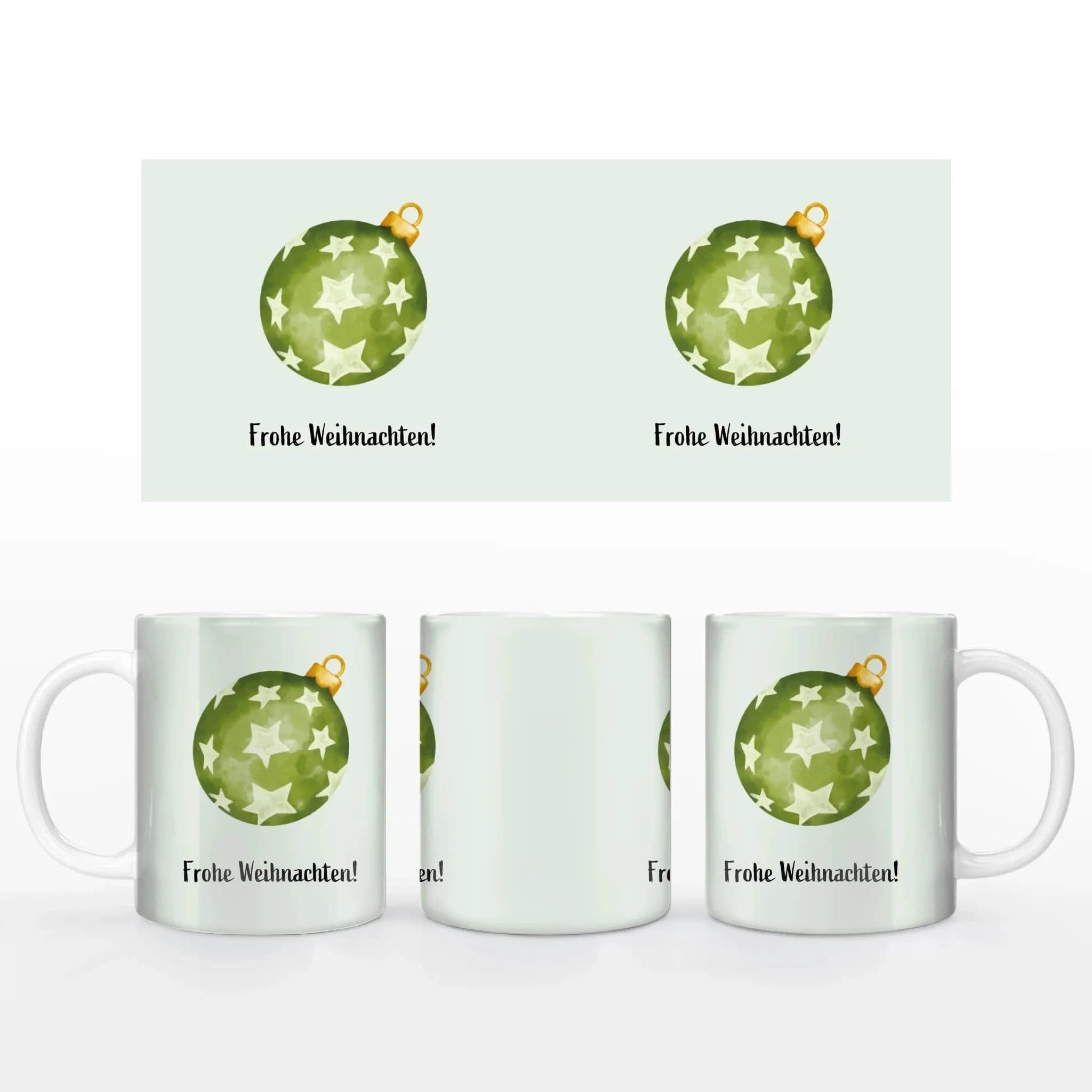 Motivtasse "Christbaumkugel" - Tasse Keramik-Tasse / Weiß / 330 ml von Schmidt Digitaldruck GmbH