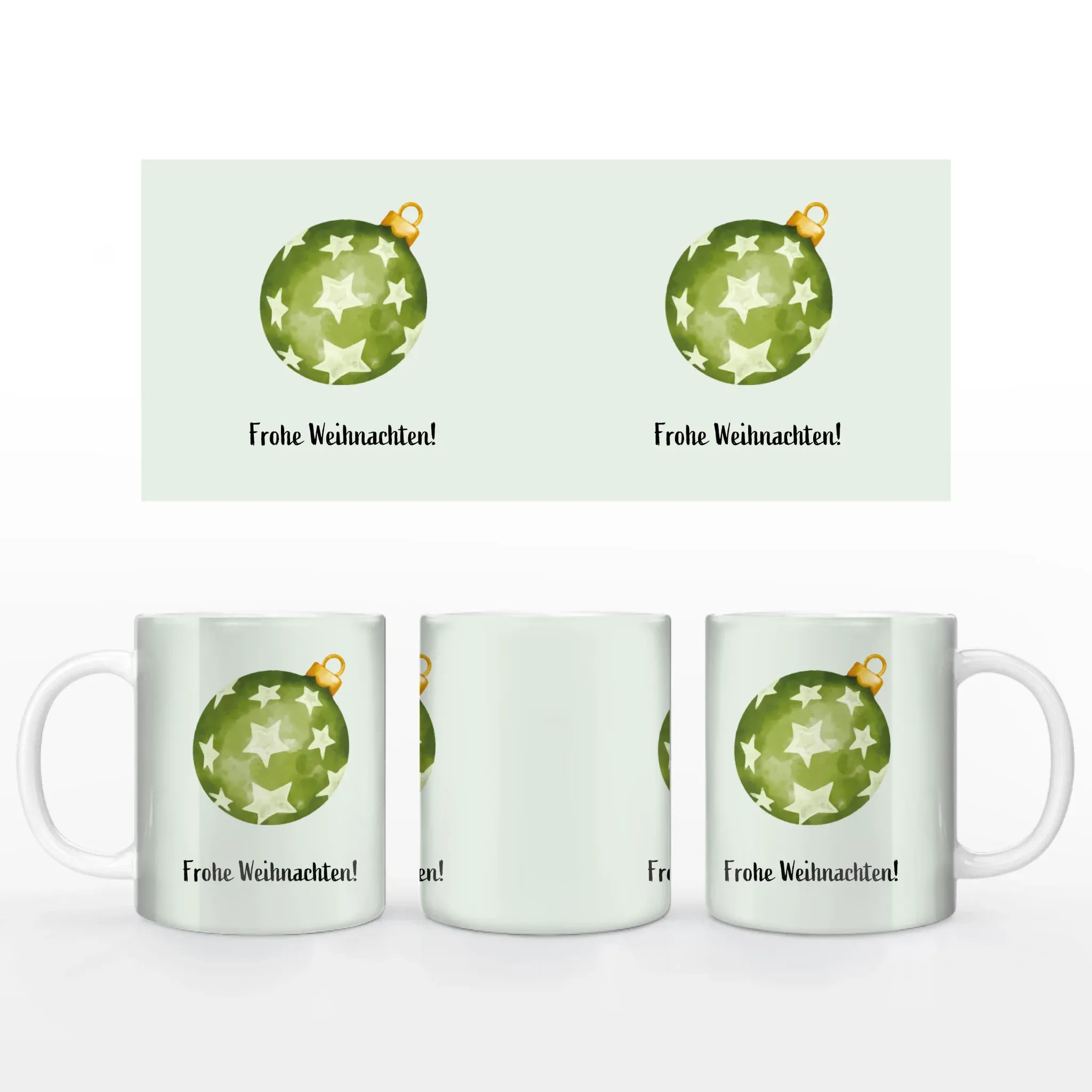 Motivtasse "Christbaumkugel" - Tasse Keramik-Tasse / Weiß / 330 ml von Schmidt Digitaldruck GmbH