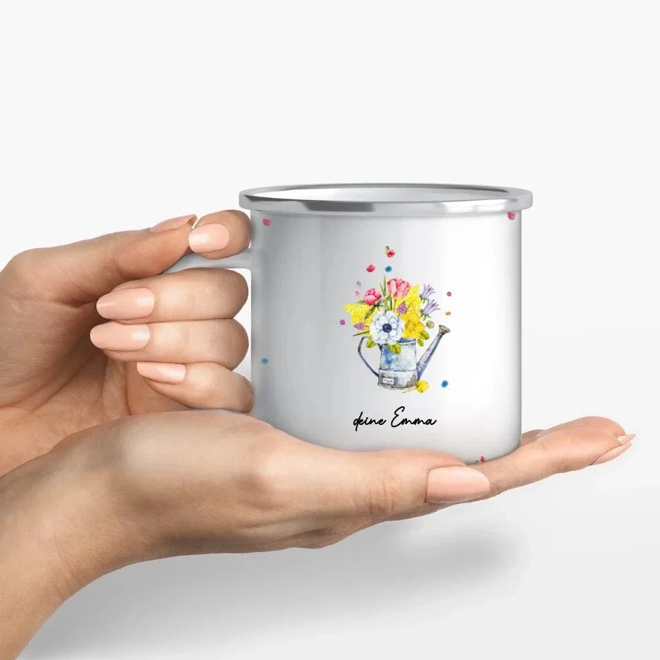 Motivtasse Muttertag "Blümchen Gießkanne" - Tasse von Schmidt Digitaldruck GmbH