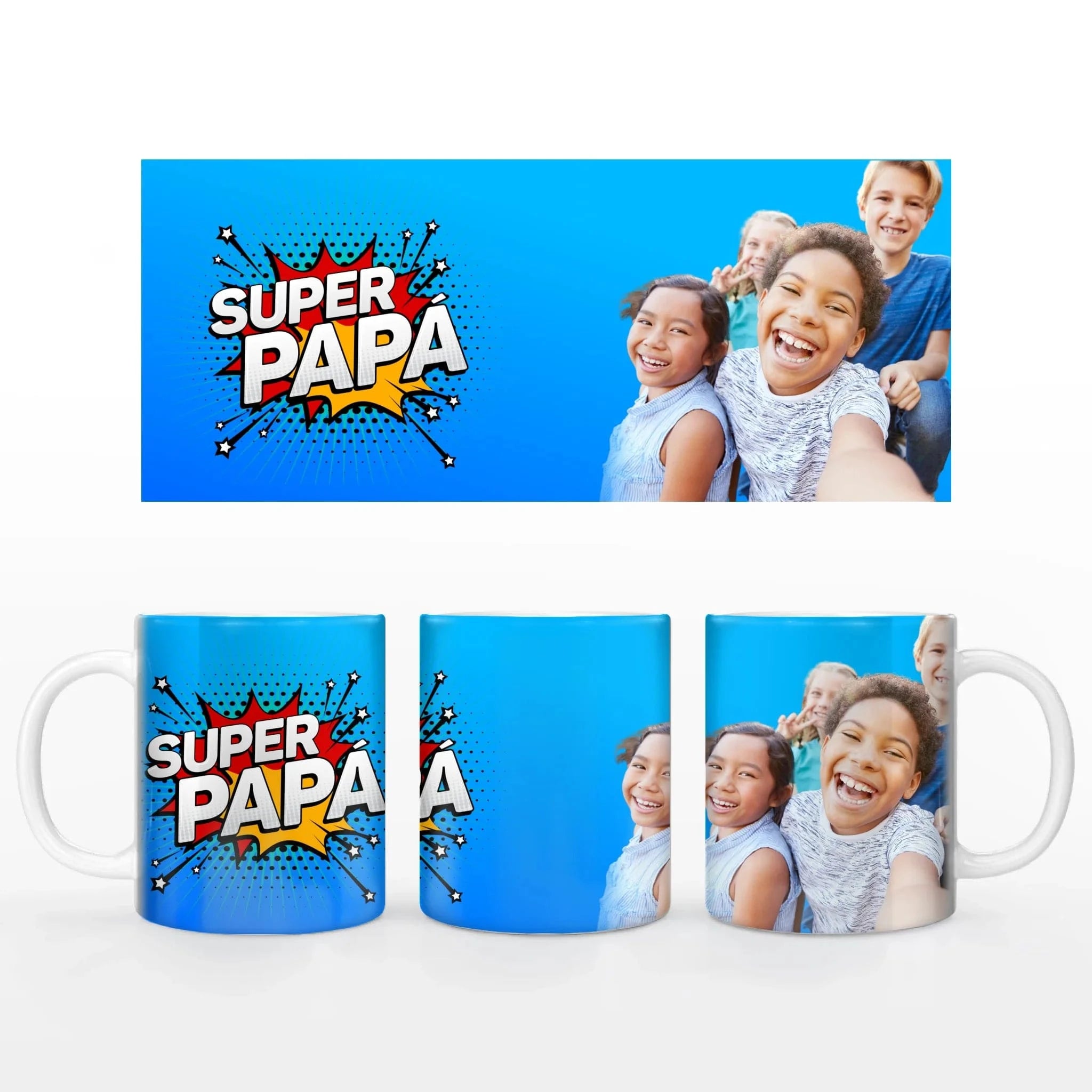 Motivtasse "SUPER PAPA" - Tasse von Schmidt Digitaldruck GmbH