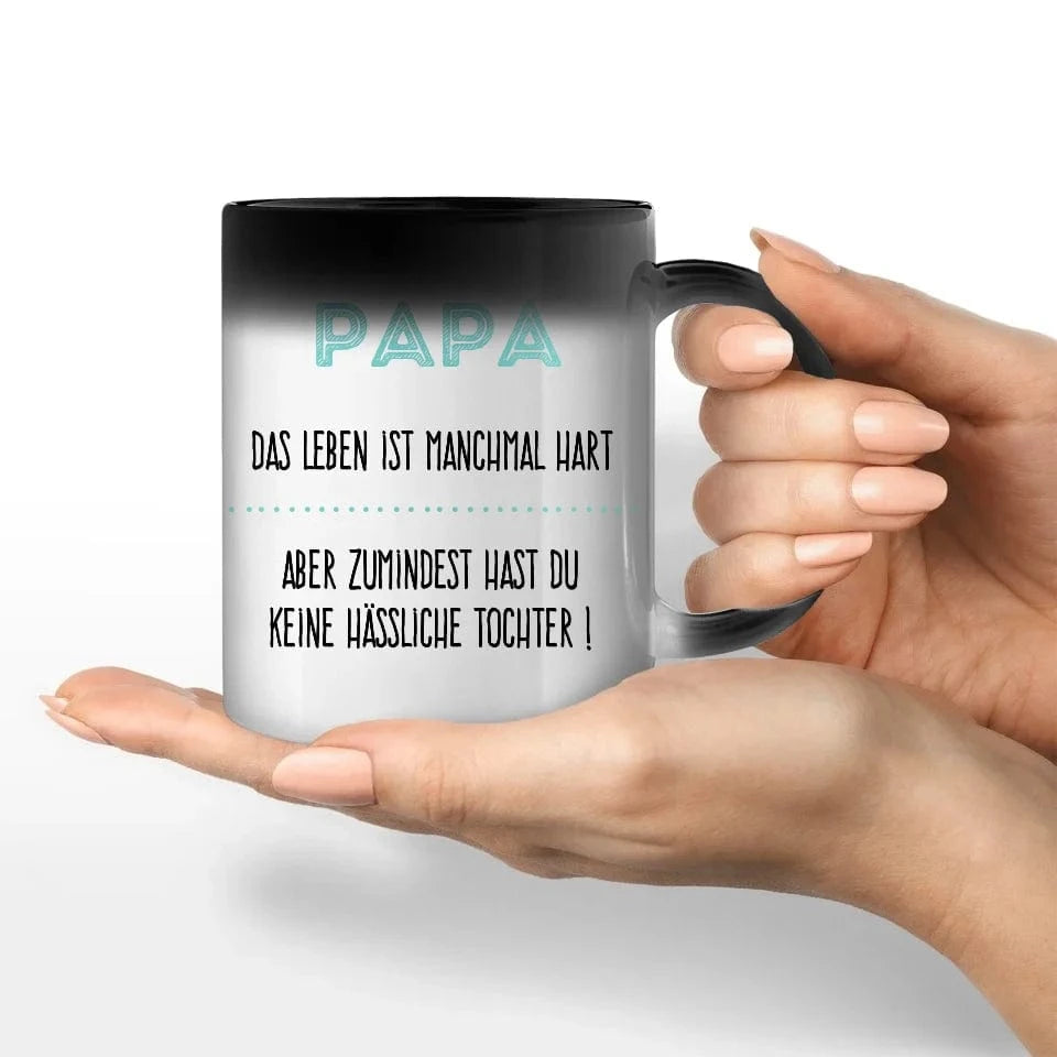 Motivtasse Vatertag "hübsche Tochter" - Tasse von Schmidt Digitaldruck GmbH