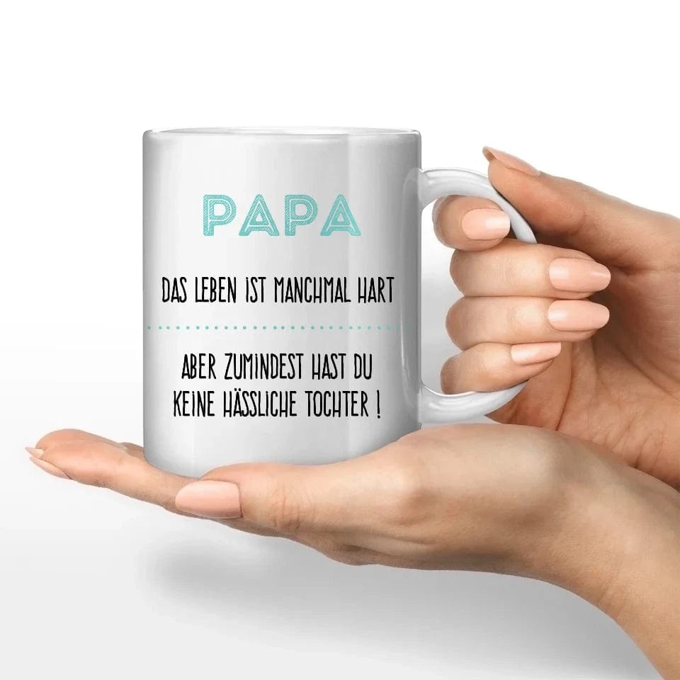 Motivtasse Vatertag "hübsche Tochter" - Tasse von Schmidt Digitaldruck GmbH