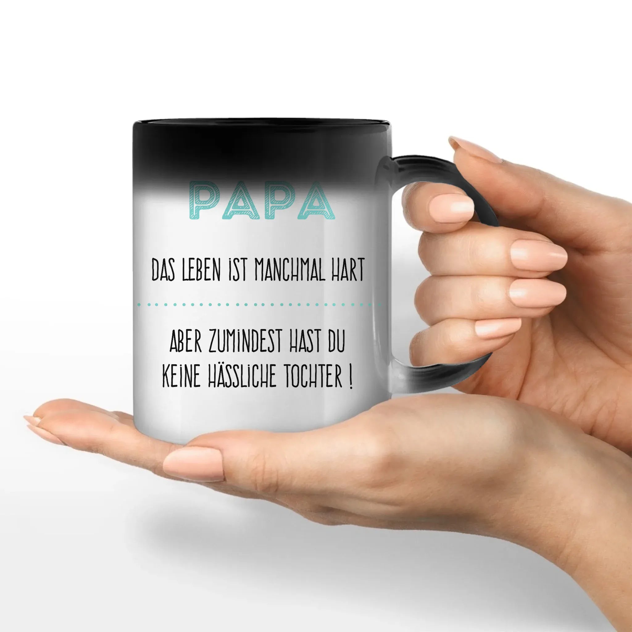 Motivtasse Vatertag "hübsche Tochter" - Tasse von Schmidt Digitaldruck GmbH