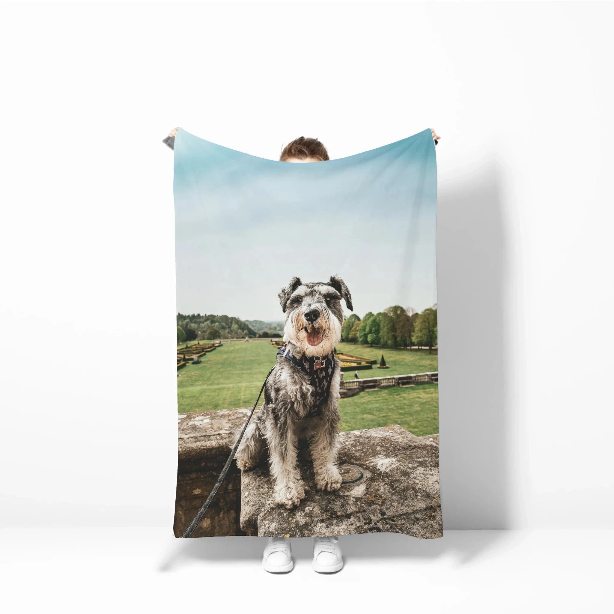Foto als Kuscheldecke - Textil Fotodecke / weiß / 100 x 150 cm von Schmidt Digitaldruck GmbH