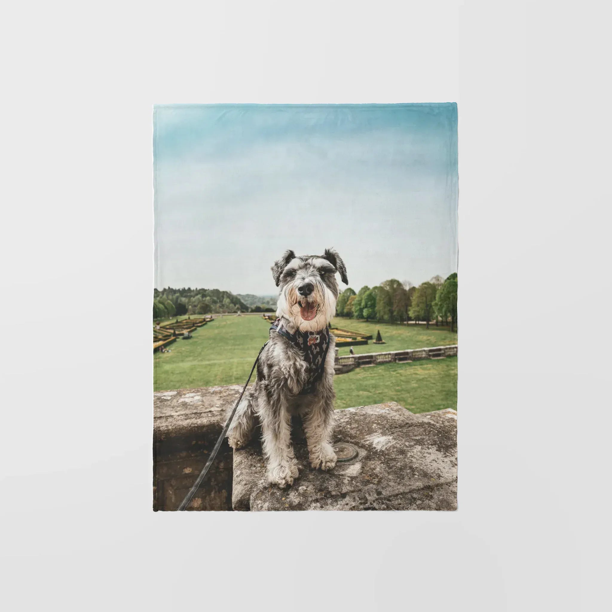 Foto als Kuscheldecke - Textil Fotodecke / weiß / 150 x 200 cm von Schmidt Digitaldruck GmbH