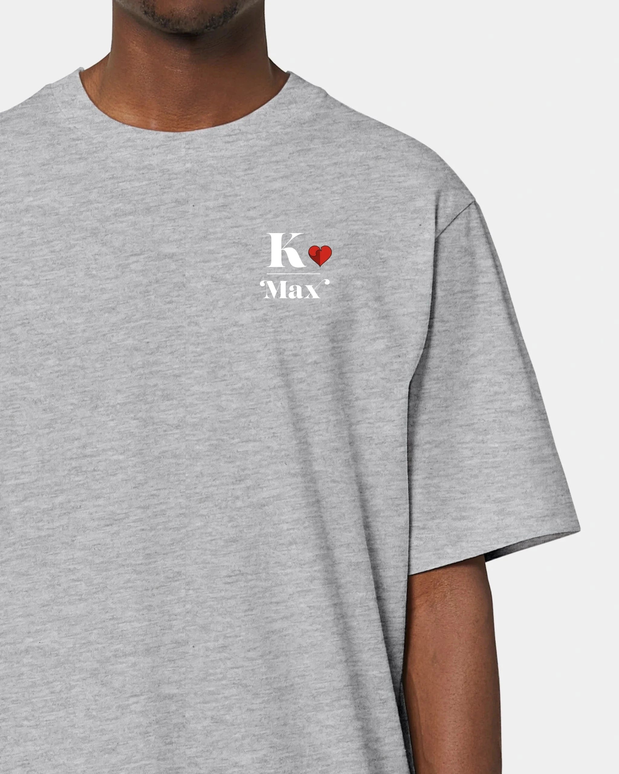 Personalisiertes T-Shirt "Watten - Kritische" - Textil Oversized / Heather Grey / XXS von Schmidt Digitaldruck GmbH