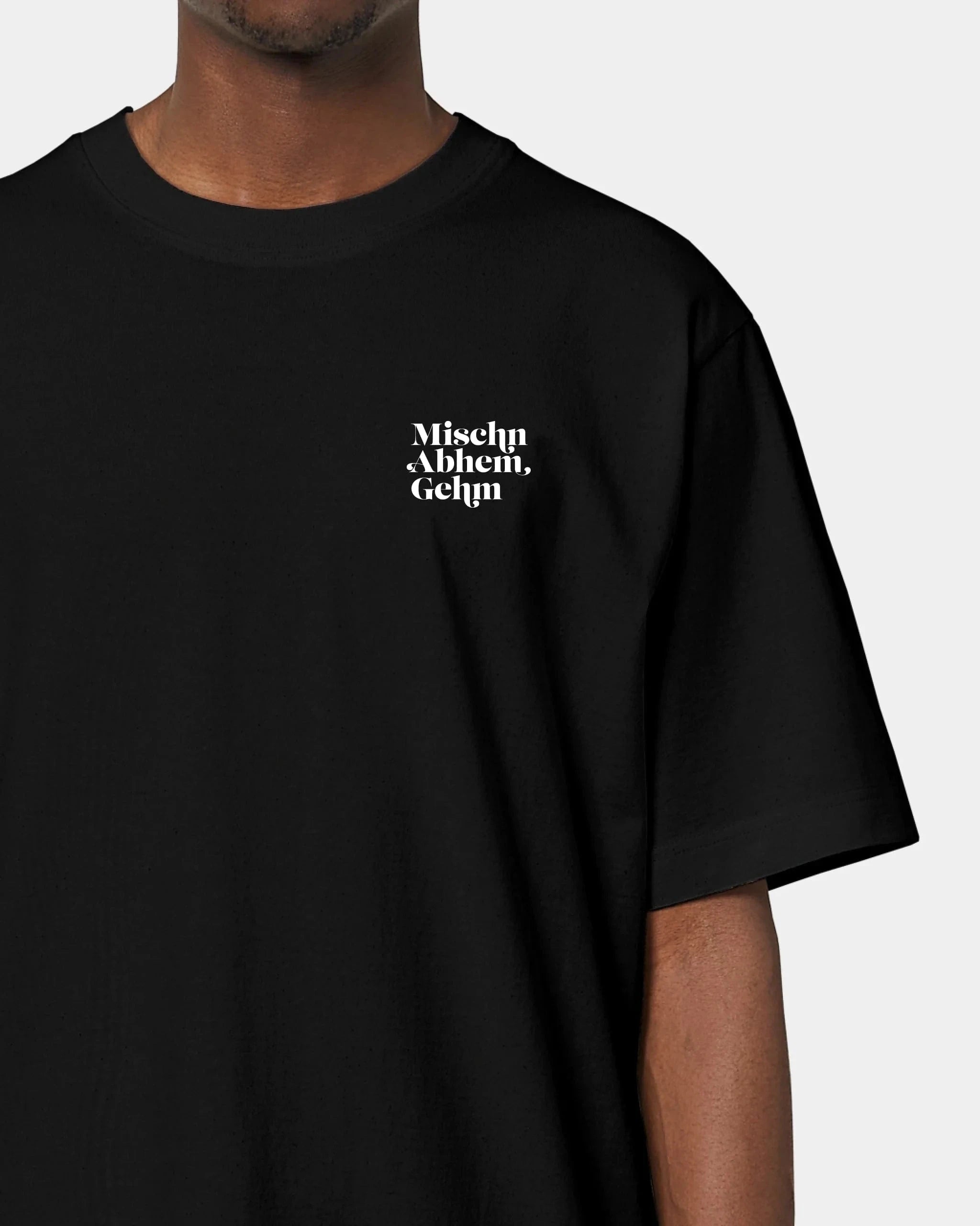 Personalisiertes T-Shirt "Kartenspiel" - Textil Oversized / Schwarz / XXS von Schmidt Digitaldruck GmbH