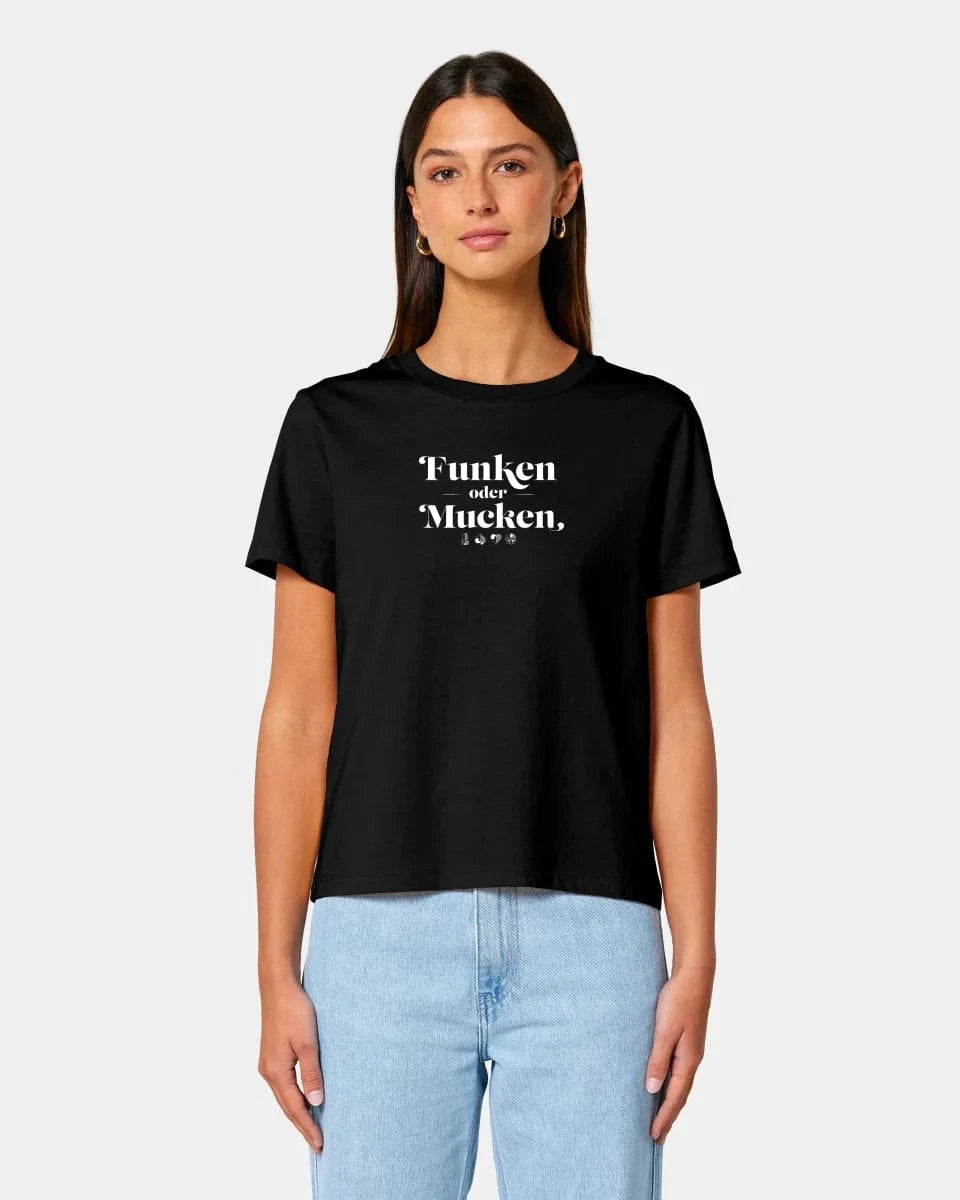 Personalisiertes T-Shirt "Watten - Funken oder Mucken" - Textil von Schmidt Digitaldruck GmbH