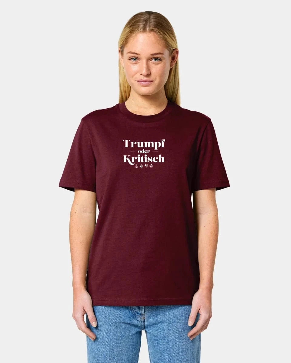 Personalisiertes T-Shirt "Watten - Trumpf oder Kritisch" - Textil von Schmidt Digitaldruck GmbH