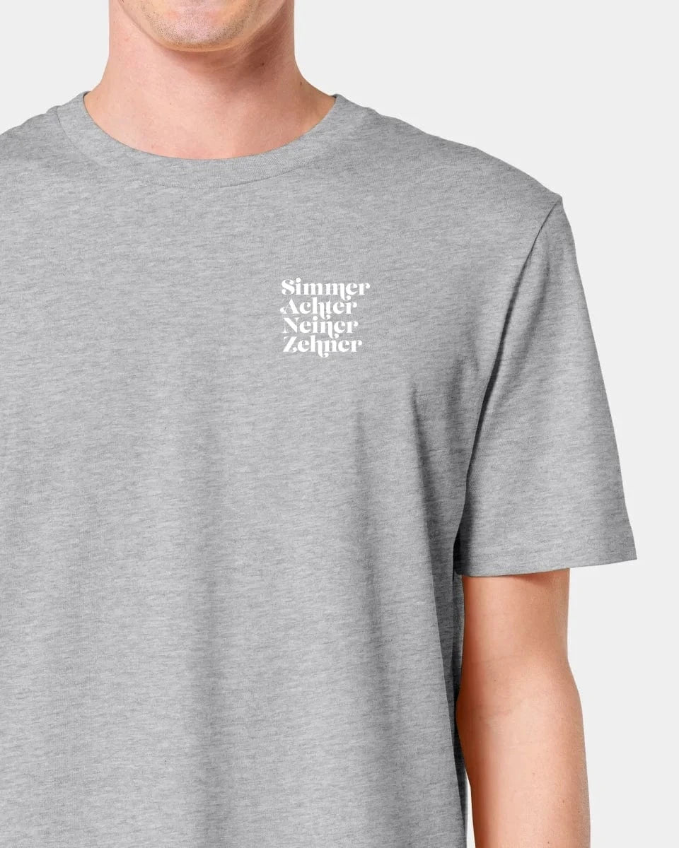 Personalisiertes T-Shirt "Spielkarten" - Textil Unisex / Heather Grey / XXS von Schmidt Digitaldruck GmbH