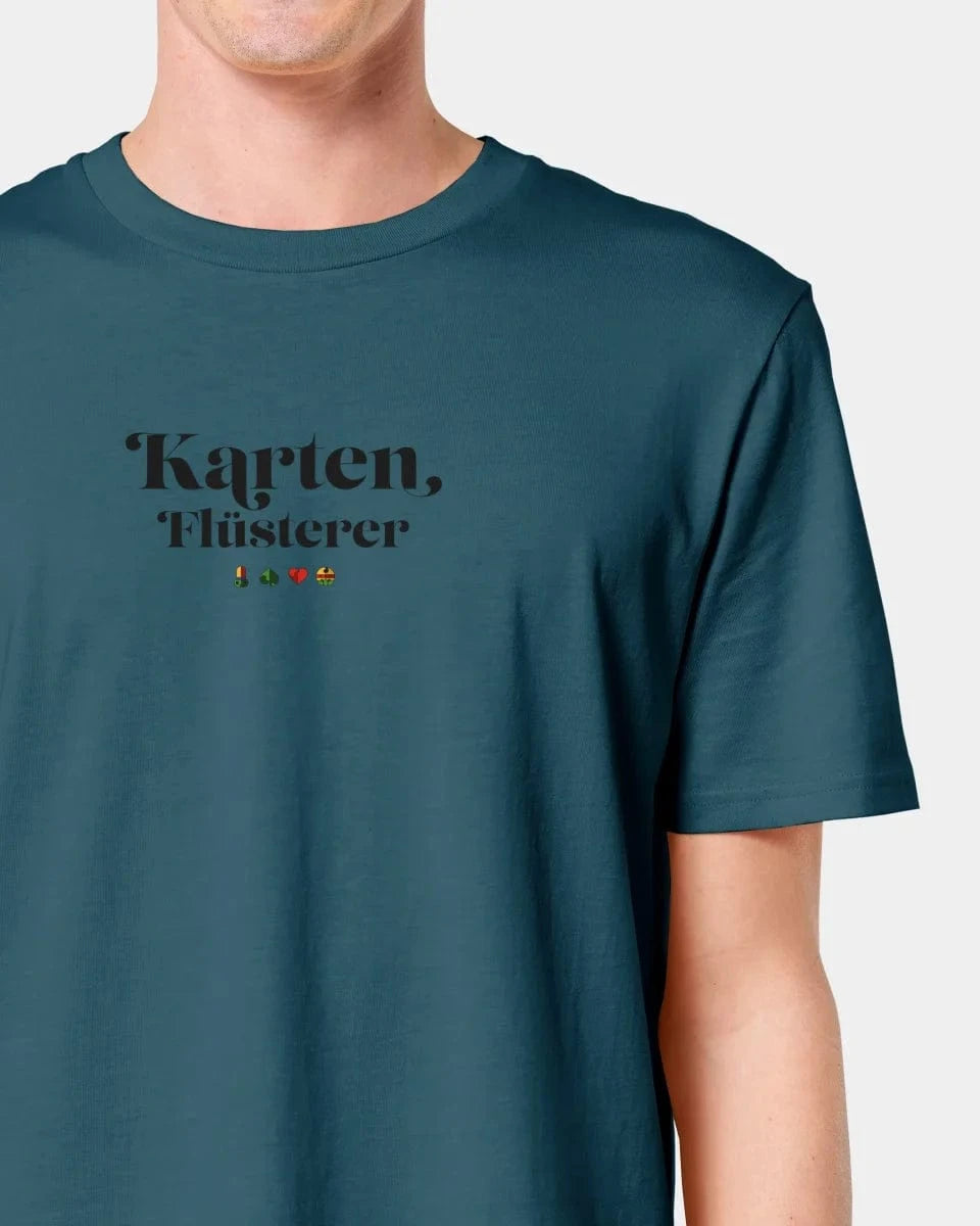 Personalisiertes T-Shirt "Karten Flüsterer" - Textil Unisex / Stargazer / S von Schmidt Digitaldruck GmbH