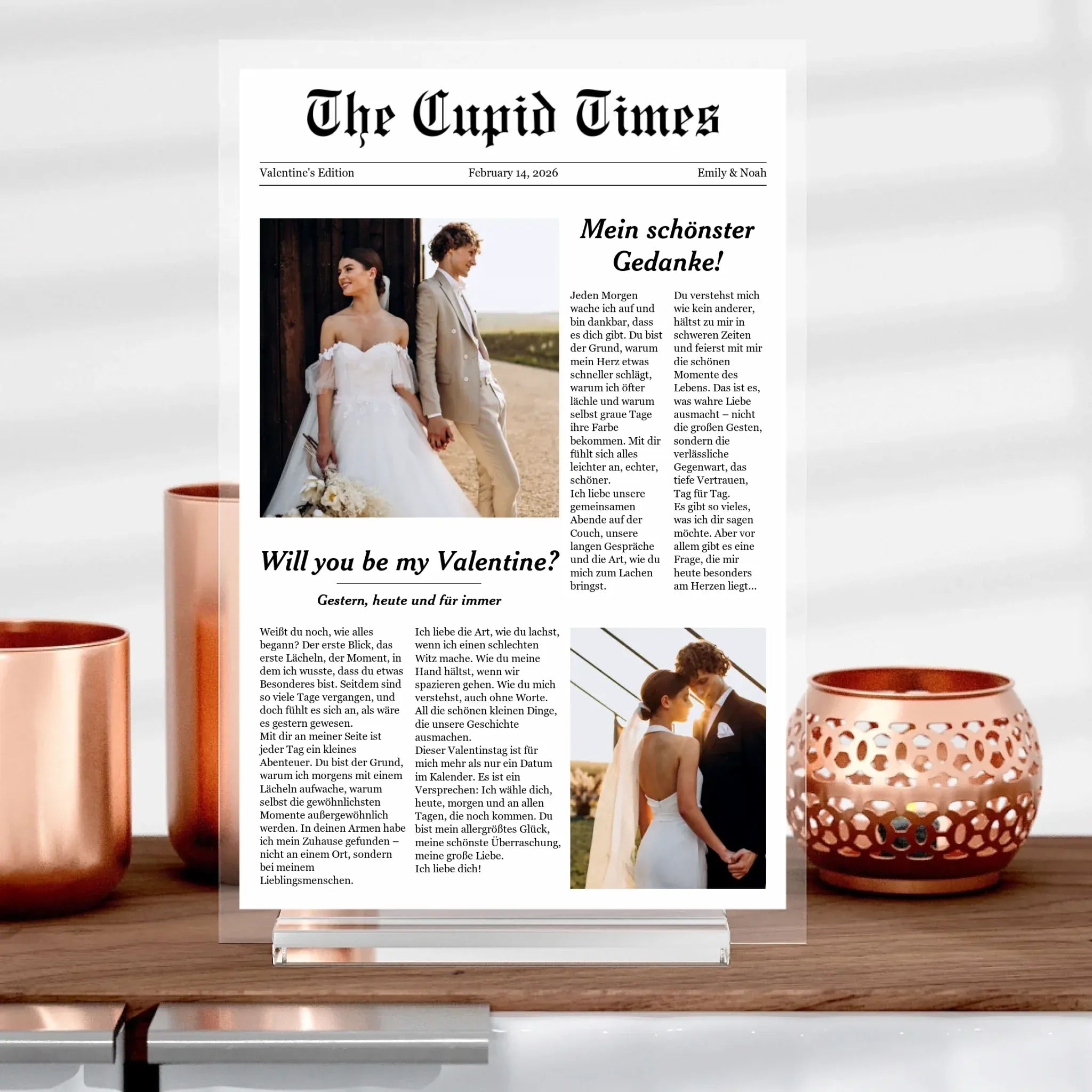 The Cupid Times - Wandbild von Schmidt Digitaldruck GmbH
