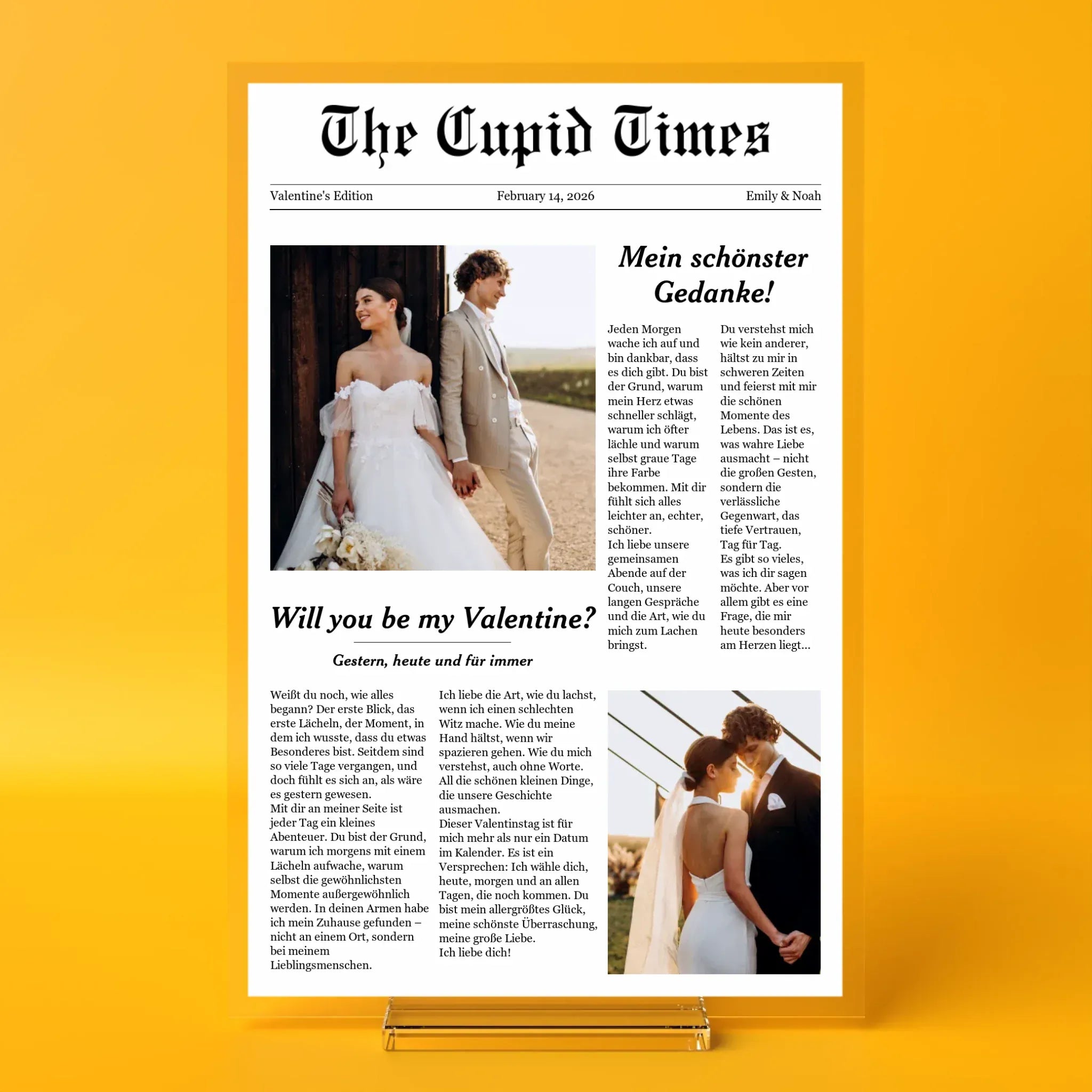 The Cupid Times - Wandbild von Schmidt Digitaldruck GmbH