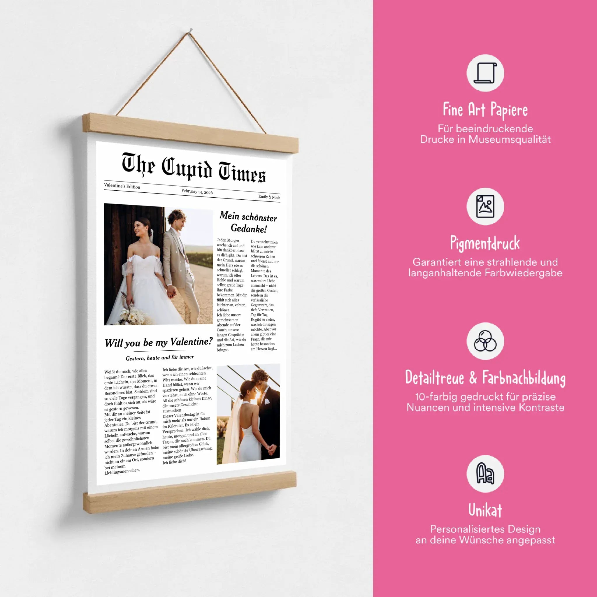 The Cupid Times - Wandbild von Schmidt Digitaldruck GmbH