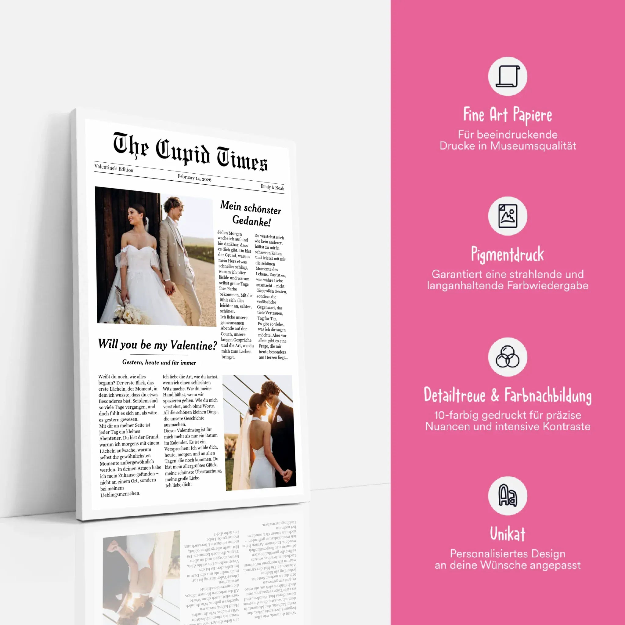 The Cupid Times - Wandbild von Schmidt Digitaldruck GmbH