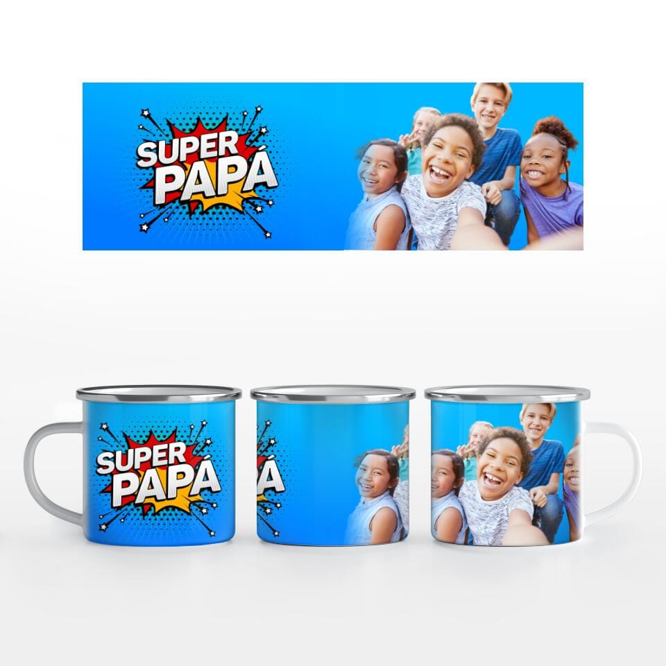 Motivtasse "SUPER PAPA" - Customizer von TeeInBlue
