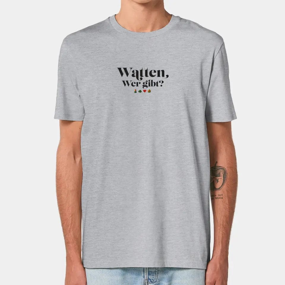 Personalisiertes T-Shirt "Watten - Wer gibt?" - Customizer von TeeInBlue