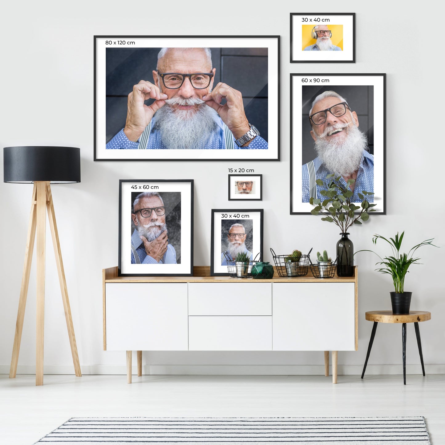 Wandkunst "Löwe" im Nielsen-Rahmen - von FOTO.online