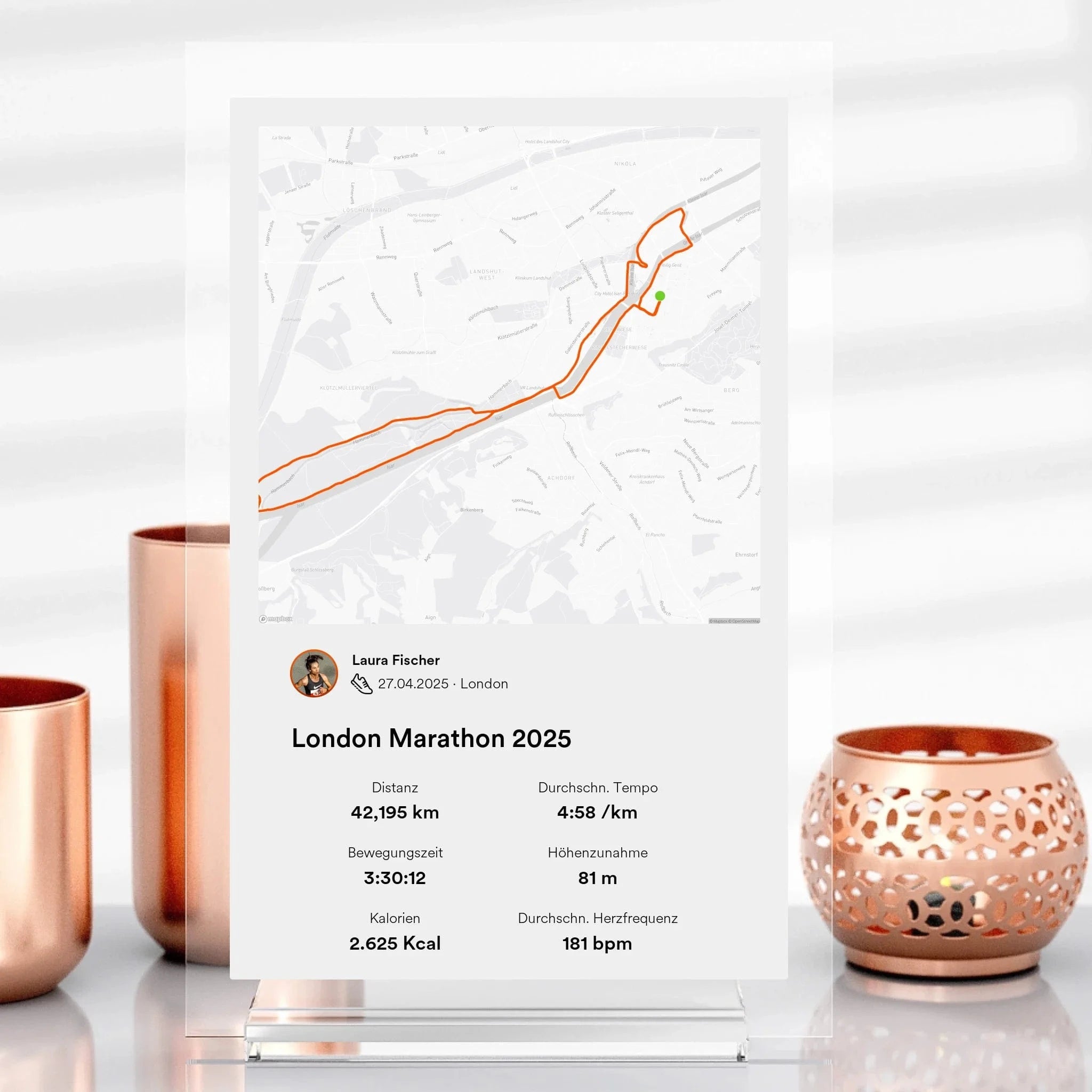 GPX Sportmoment - Aufsteller Acrylglas-Aufsteller / Ohne / 13 x 20 cm von Schmidt Digitaldruck GmbH