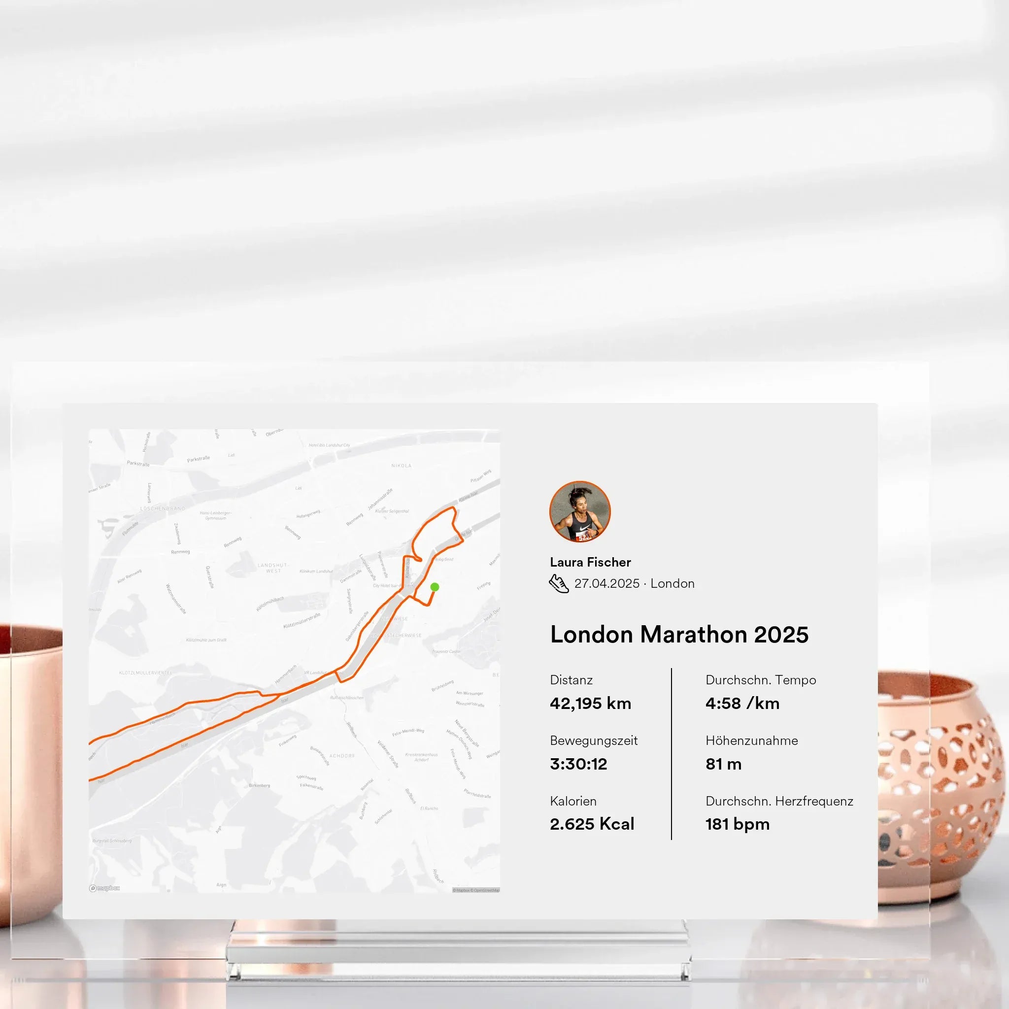 GPX Sportmoment - Aufsteller Acrylglas-Aufsteller / Ohne / 20 x 13 cm von Schmidt Digitaldruck GmbH