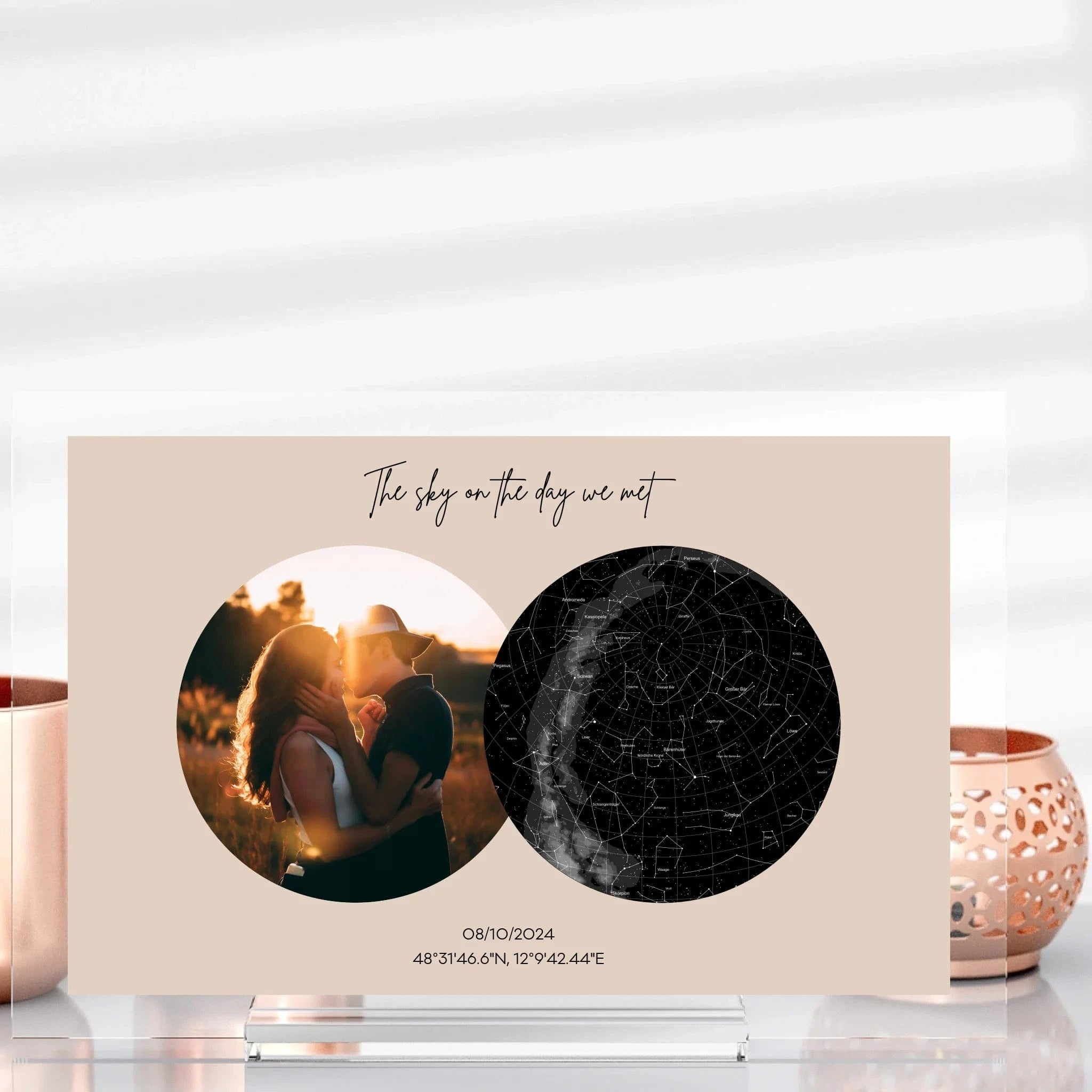 Sternbild - Aufsteller Acrylglas-Aufsteller / Ohne / 20 x 13 cm von Schmidt Digitaldruck GmbH