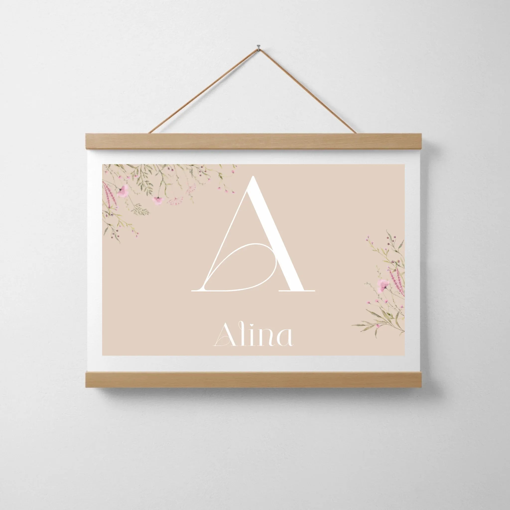 Letter Style - Aufsteller Poster auf Canvas / Ohne / 30 x 20 cm von Schmidt Digitaldruck GmbH