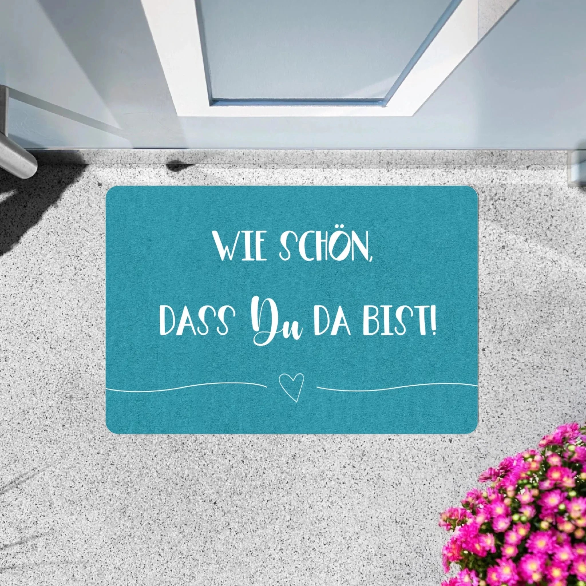 Fußmatte "Wie schön" - Fußmatte von Schmidt Digitaldruck GmbH