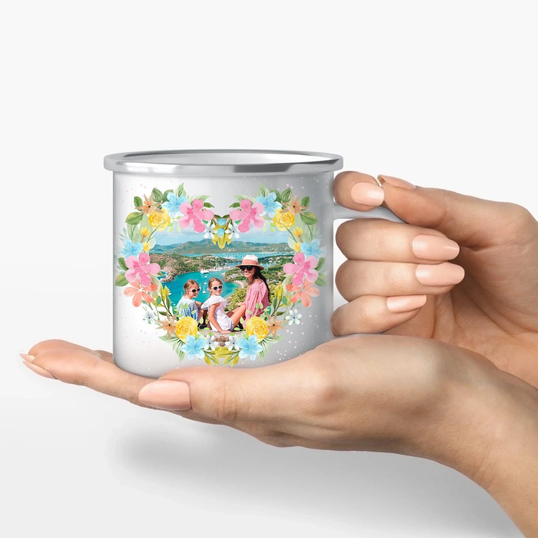 Fototasse Muttertag "Blümchen Herz" - Tasse von Schmidt Digitaldruck GmbH