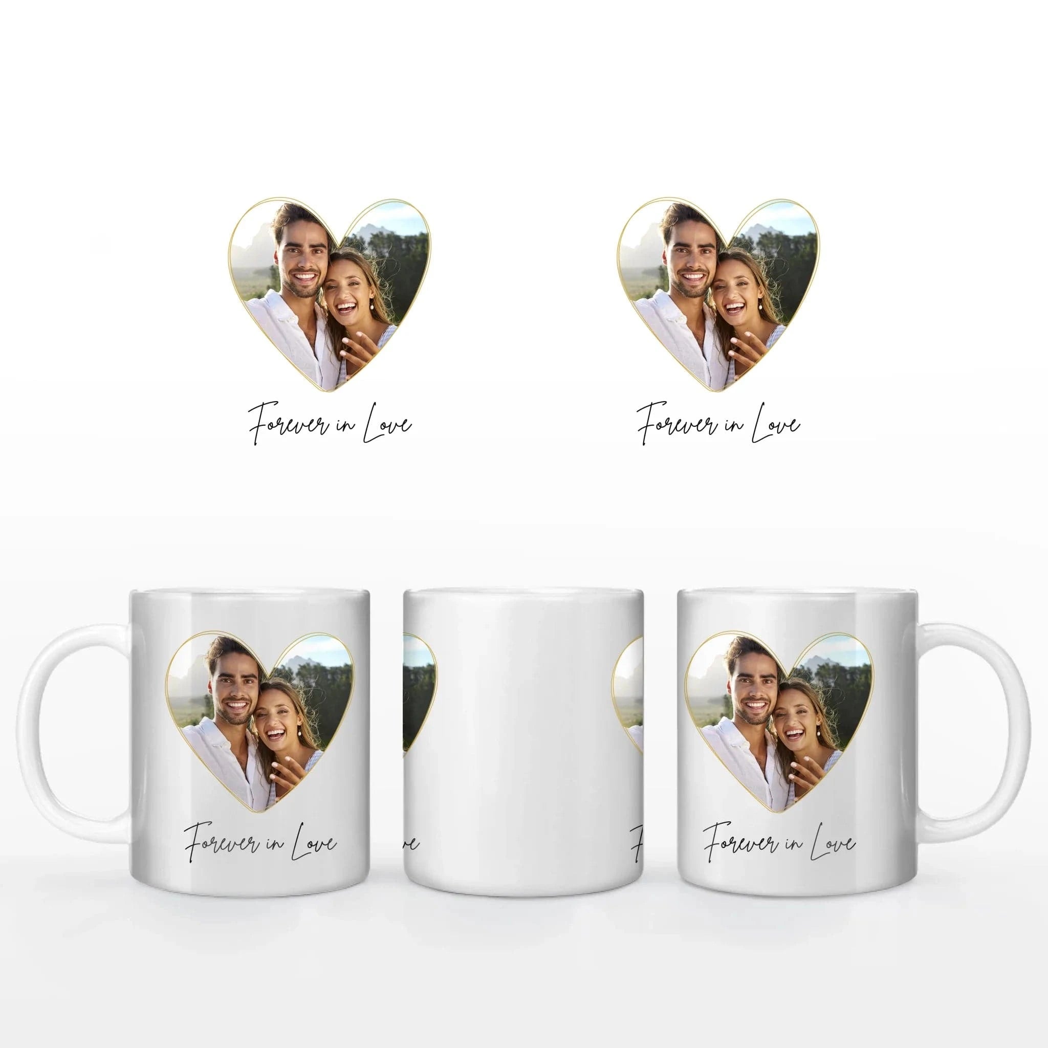 Fototasse "Forever in Love" - Tasse Keramik-Tasse / Weiß / 330 ml von Schmidt Digitaldruck GmbH