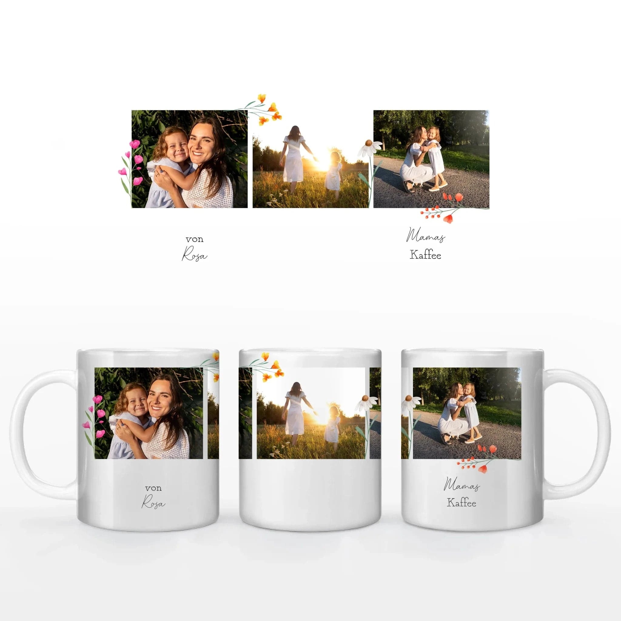 Fototasse Mama - Tasse Keramik-Tasse / Weiß / 330 ml von Schmidt Digitaldruck GmbH