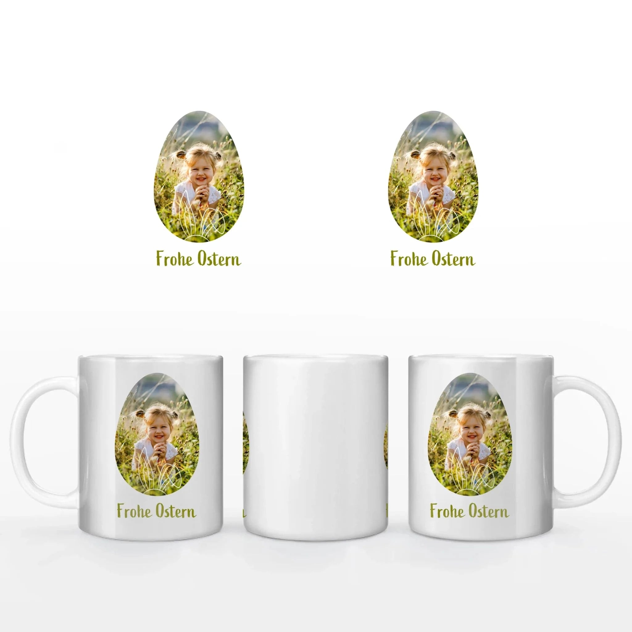 Fototasse "Osterei" - Tasse Keramik-Tasse / Weiß / 330 ml von Schmidt Digitaldruck GmbH