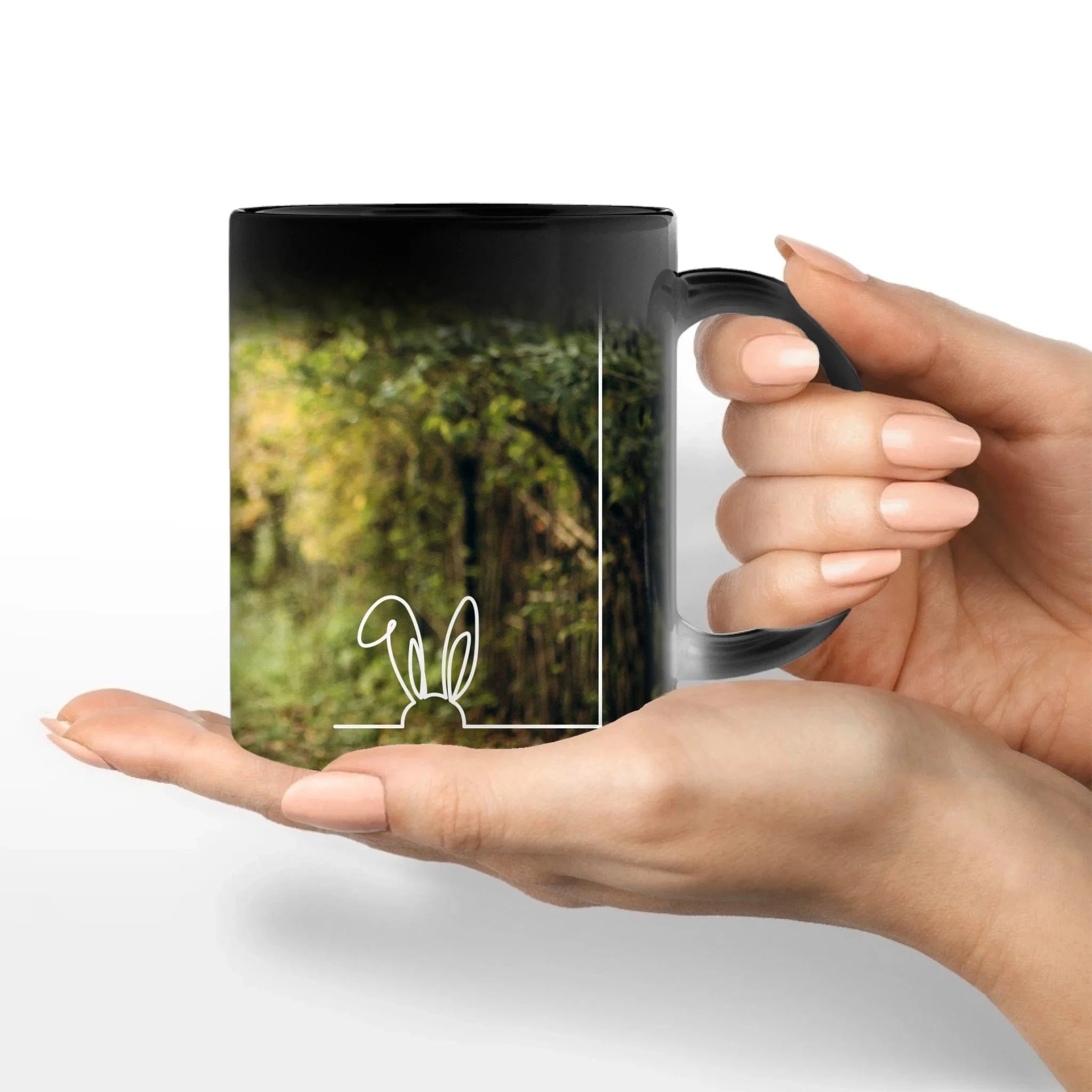 Fototasse "Ostern" - Tasse Keramik-Zaubertasse / Schwarz / 330 ml von Schmidt Digitaldruck GmbH