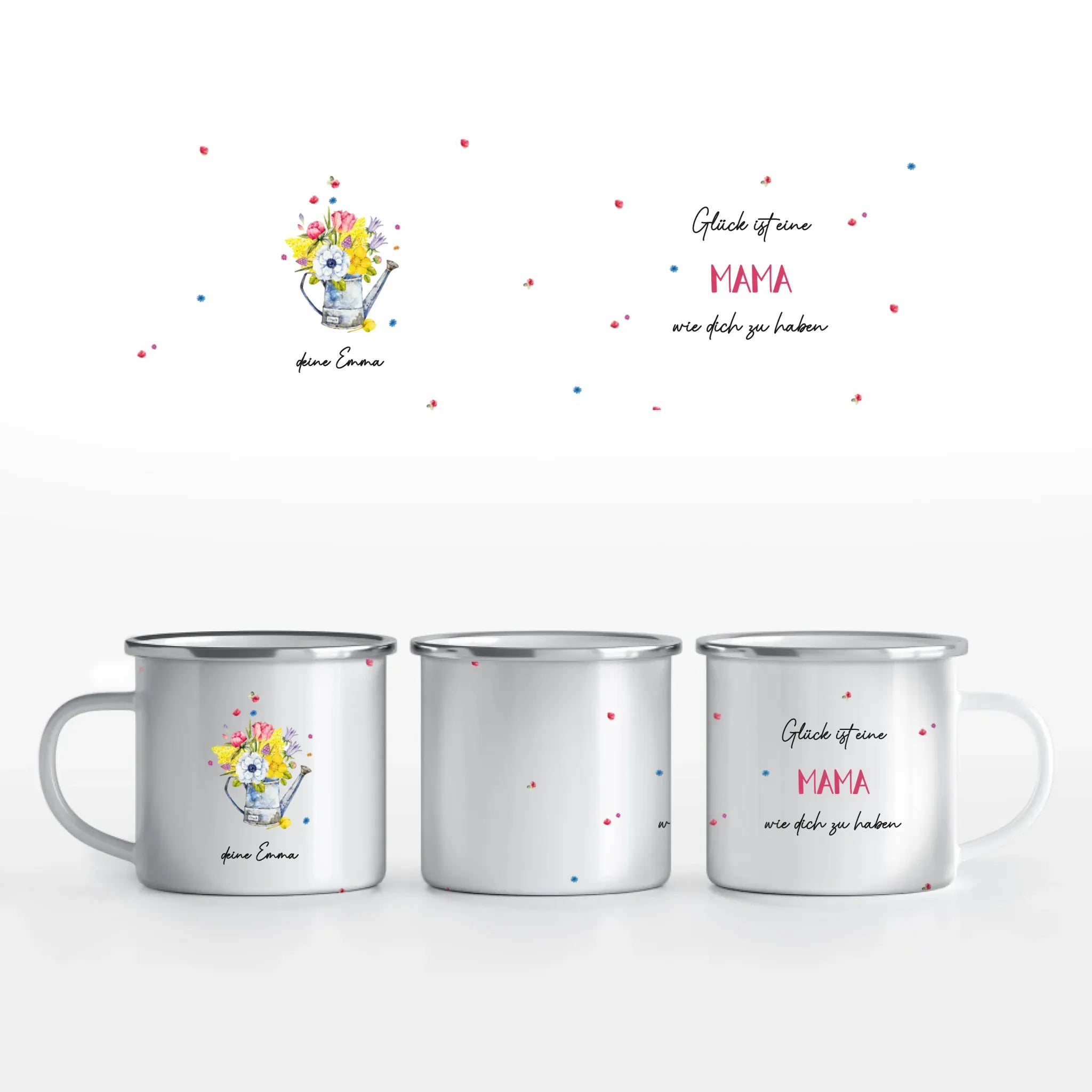 Motivtasse Muttertag "Blümchen Gießkanne" - Tasse von Schmidt Digitaldruck GmbH