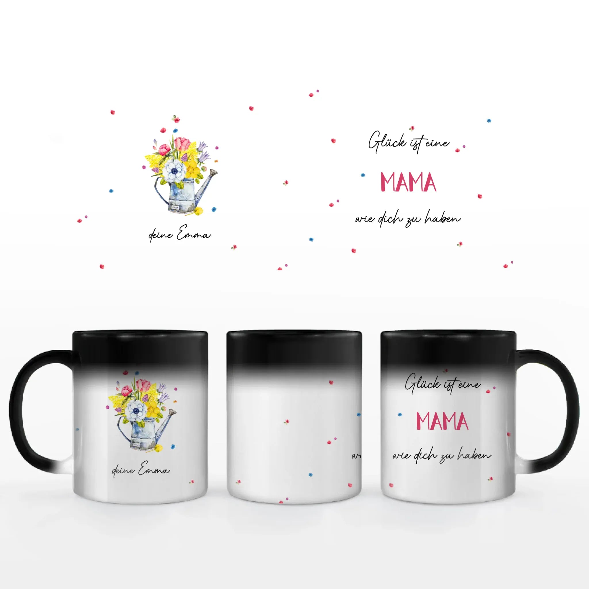 Motivtasse Muttertag "Blümchen Gießkanne" - Tasse von Schmidt Digitaldruck GmbH